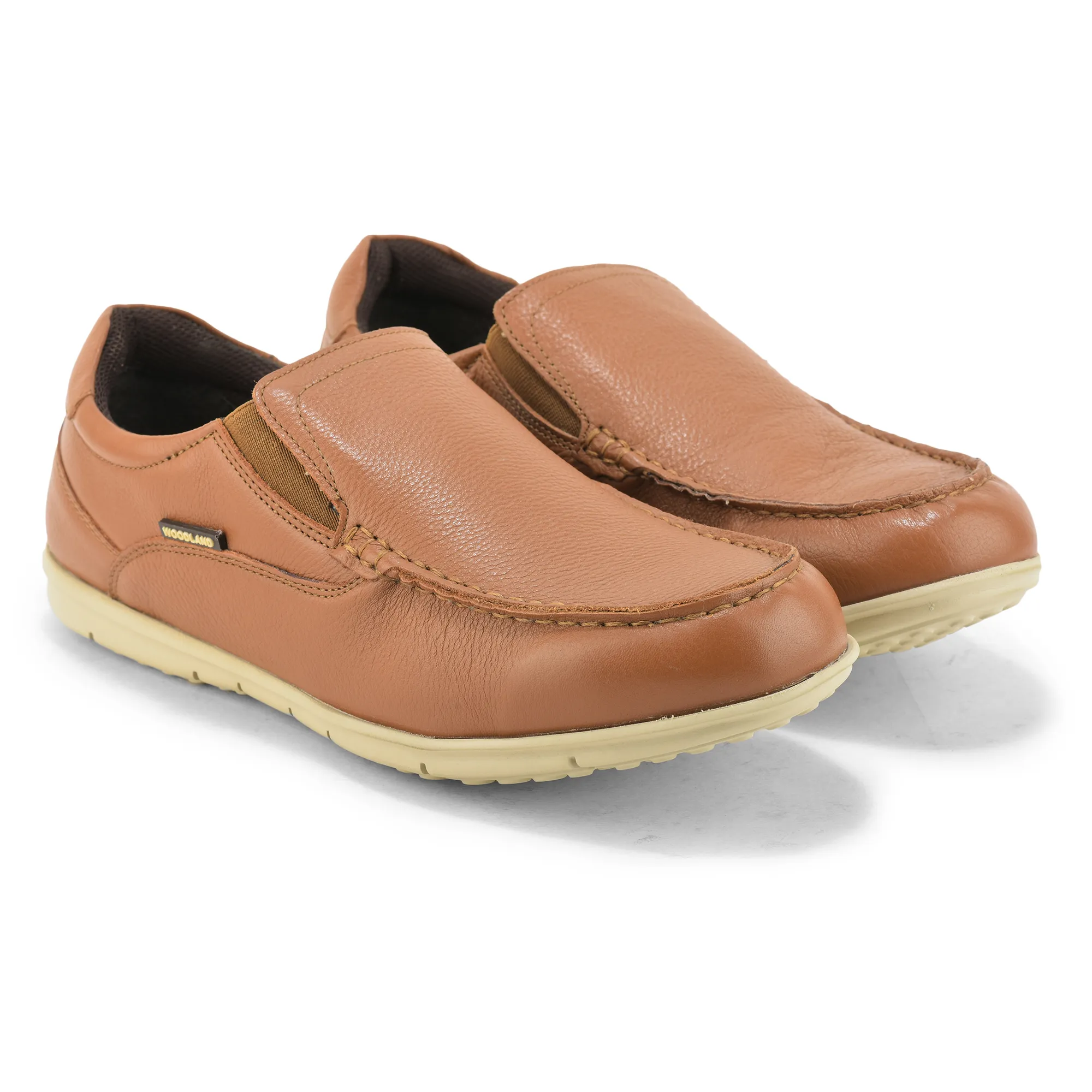 Woodland Camel Casual Lace Up Shoes For Men - Thumbnail 8
