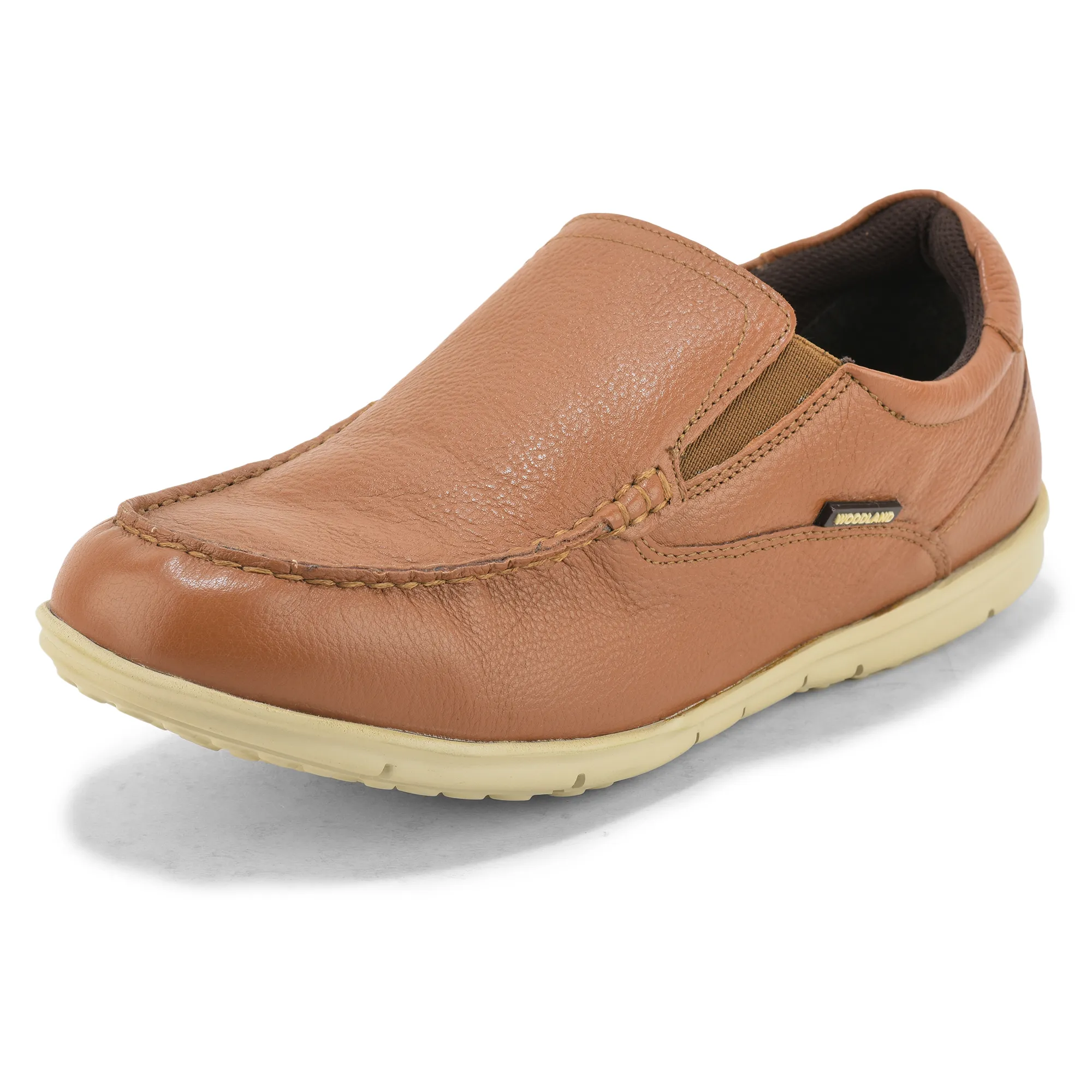 Woodland Camel Casual Lace Up Shoes For Men - Thumbnail 11