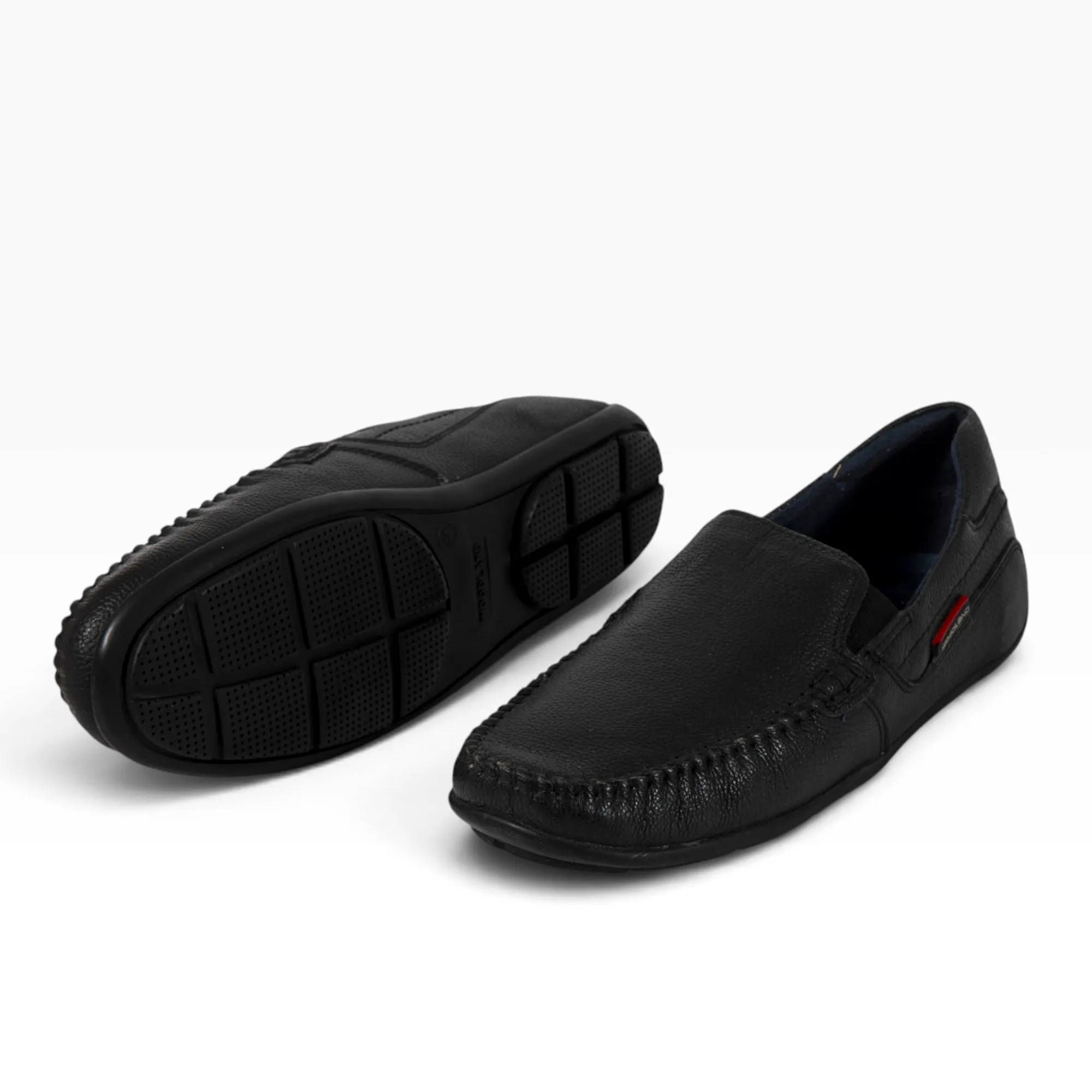 Woodland Men Black Softy Milled Casual Lace-Up Shoes - Thumbnail 12