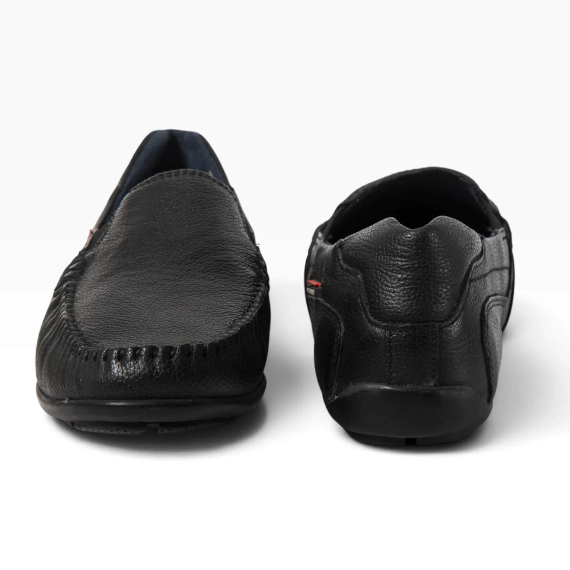Woodland Men Black Softy Milled Casual Lace-Up Shoes - Thumbnail 7