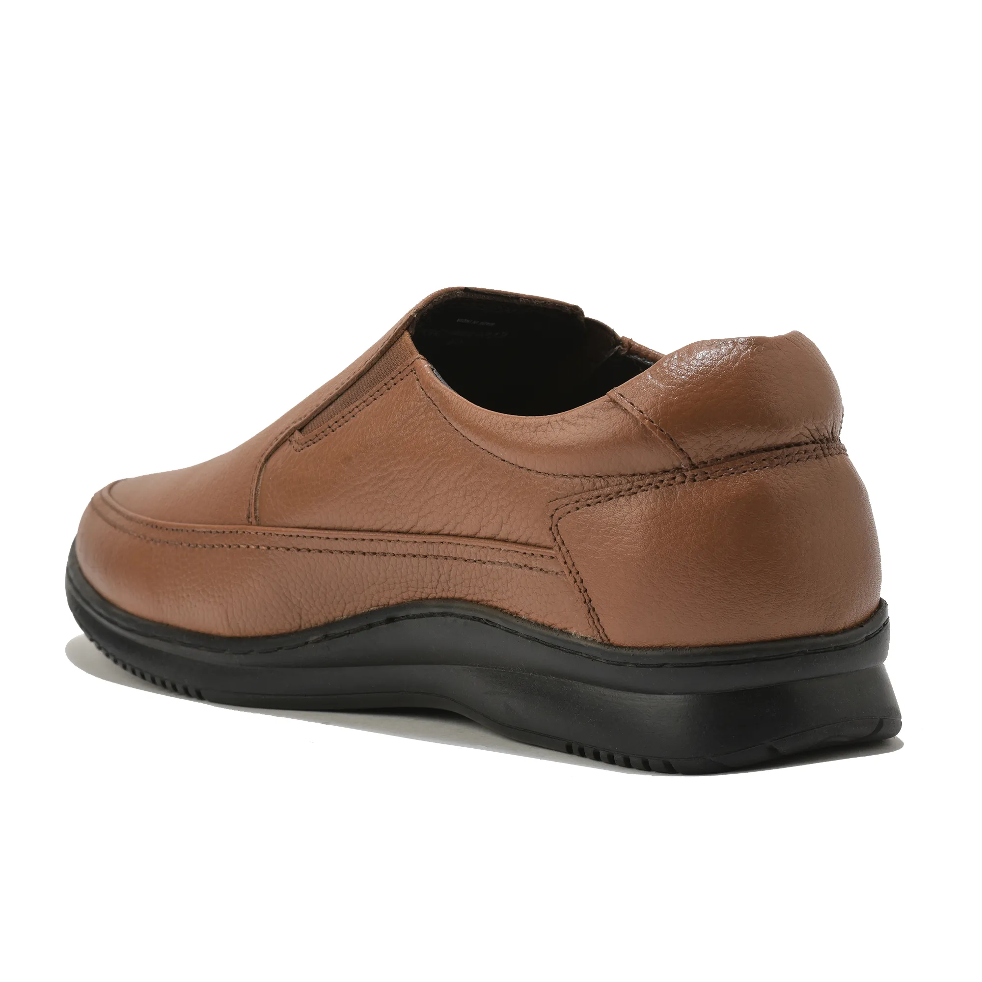 Woodland Men Tan Softy Milled Comfort Slip-On Casual Shoes - Thumbnail 7