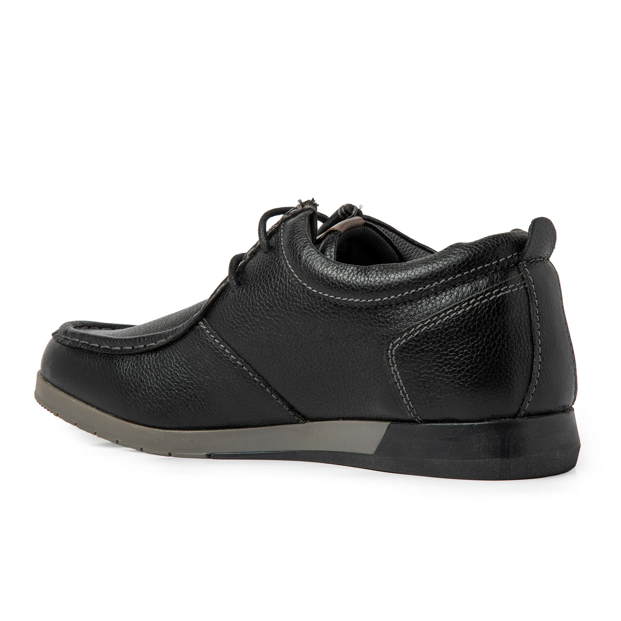 Woodland Softy Black Casual Lace Up Shoes - Thumbnail 13