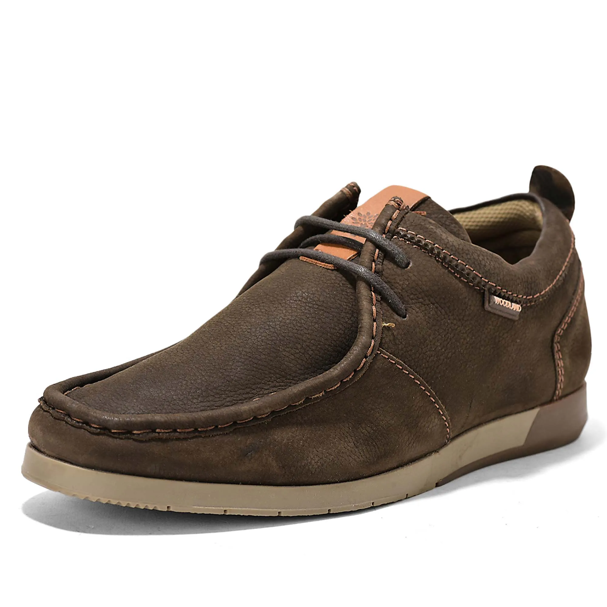 Woodland Softy Brown Casual Lace Up Shoes 11