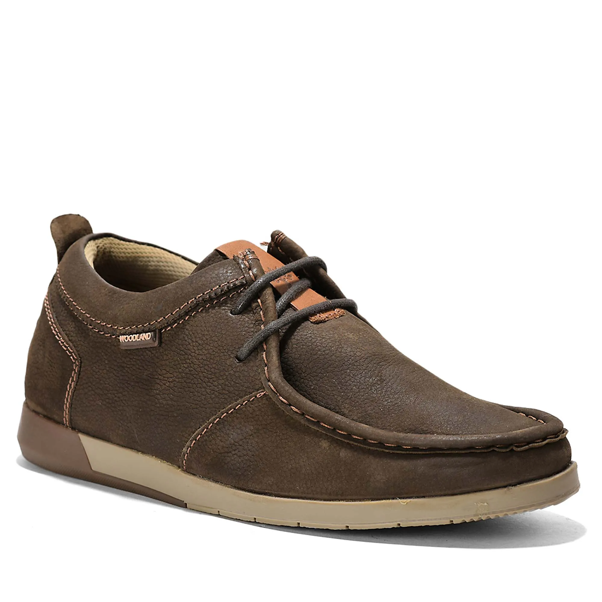 Woodland Softy Brown Casual Lace Up Shoes 12