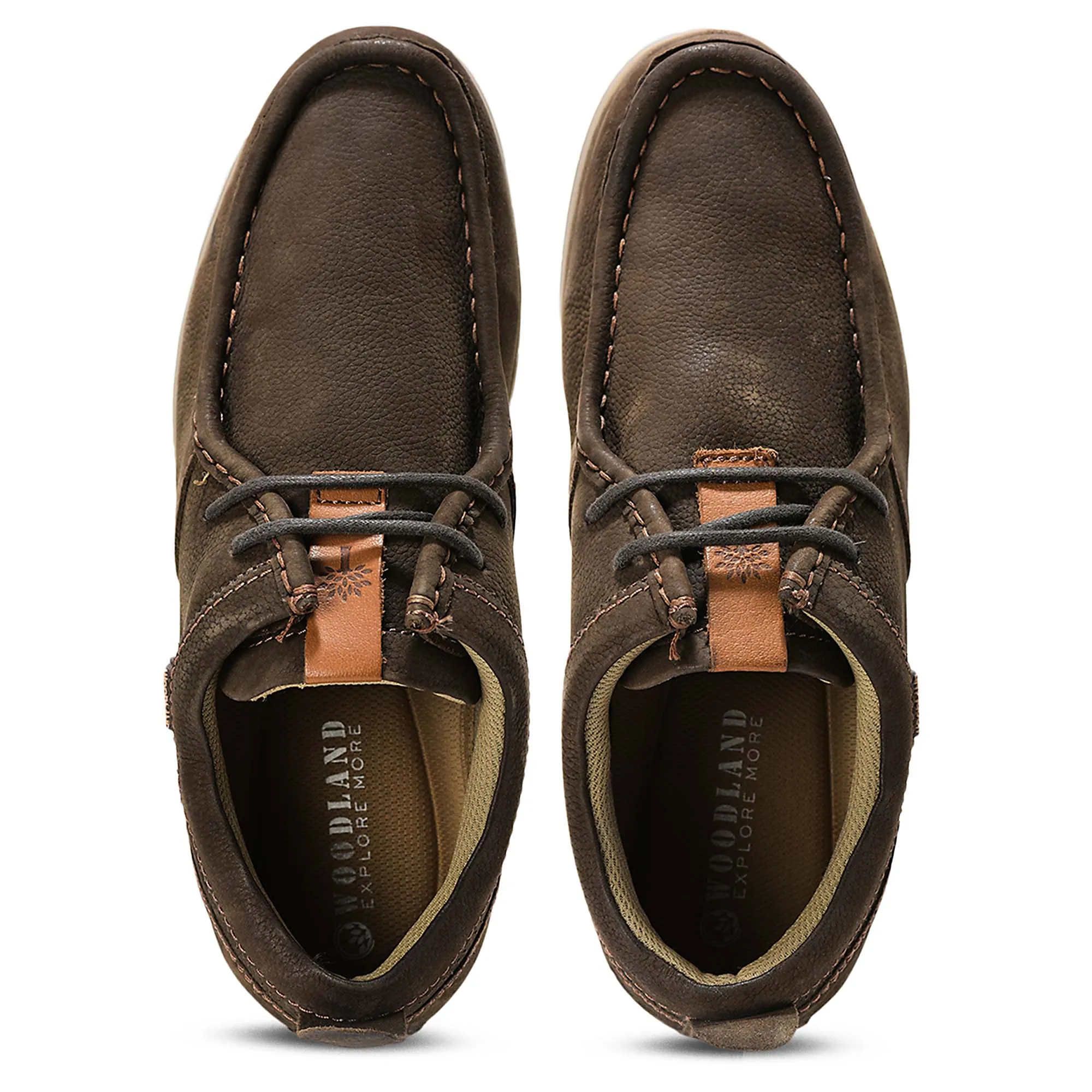 Woodland Softy Brown Casual Lace Up Shoes 5
