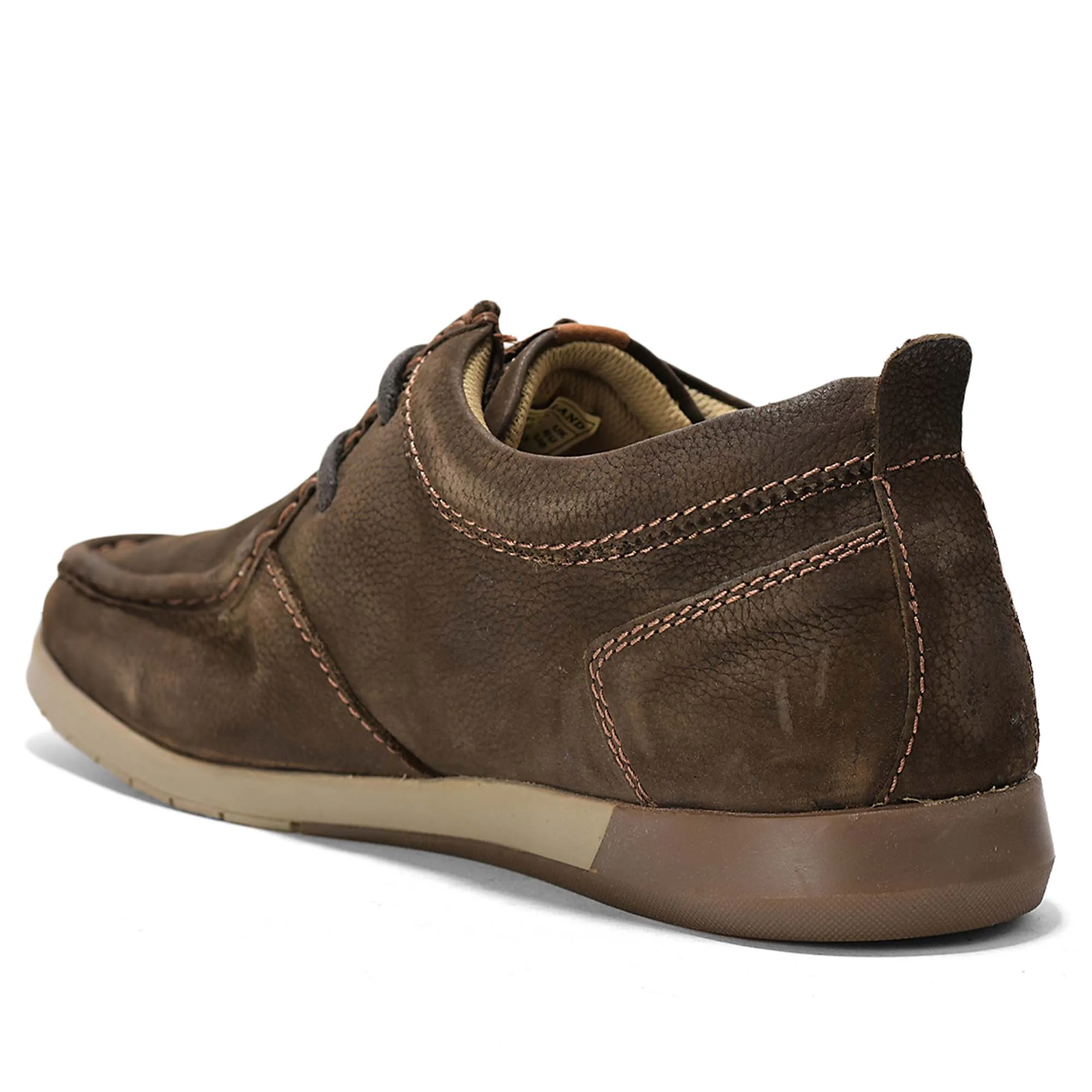 Woodland Softy Brown Casual Lace Up Shoes 7