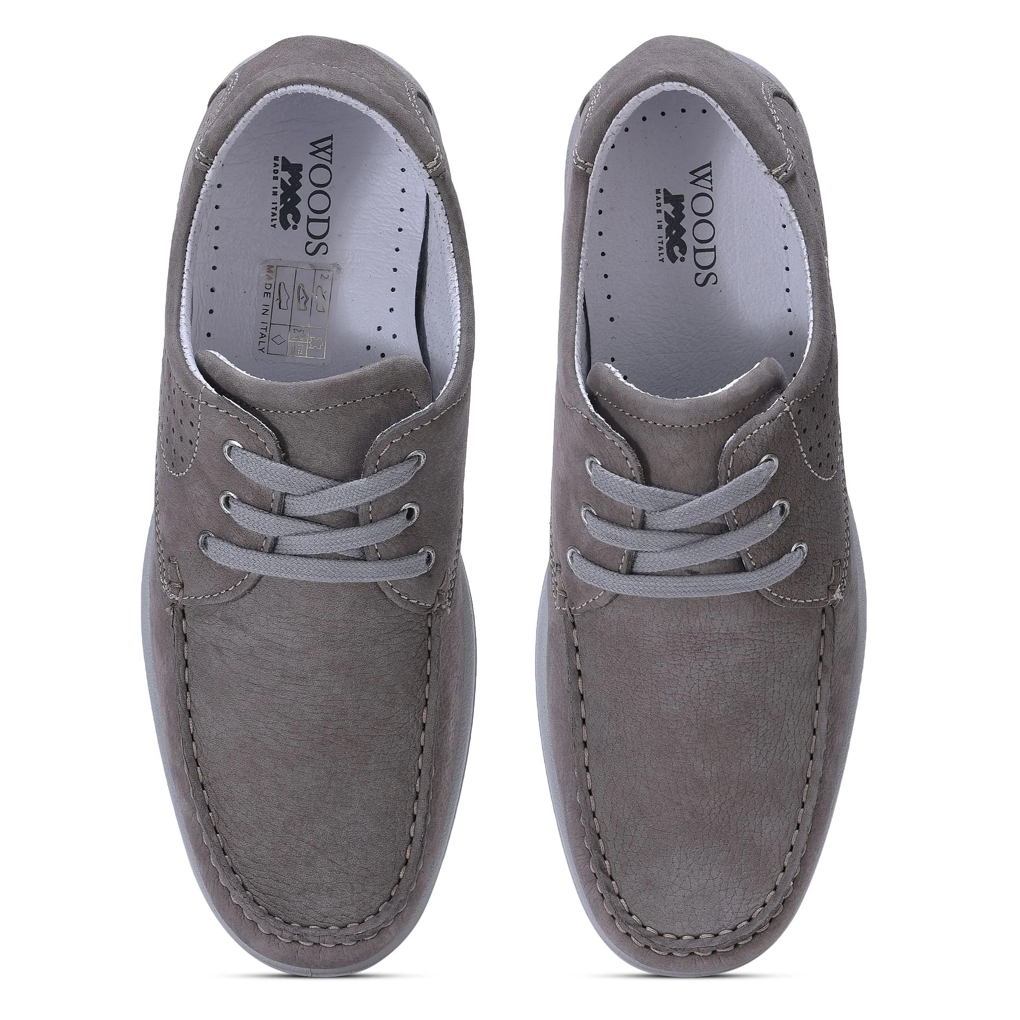 Grey casual shoes for men - Thumbnail 3
