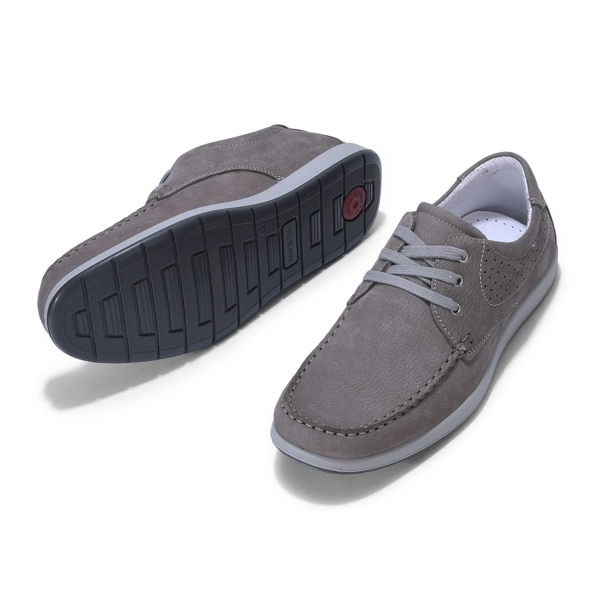 Grey casual shoes for men - Thumbnail 4