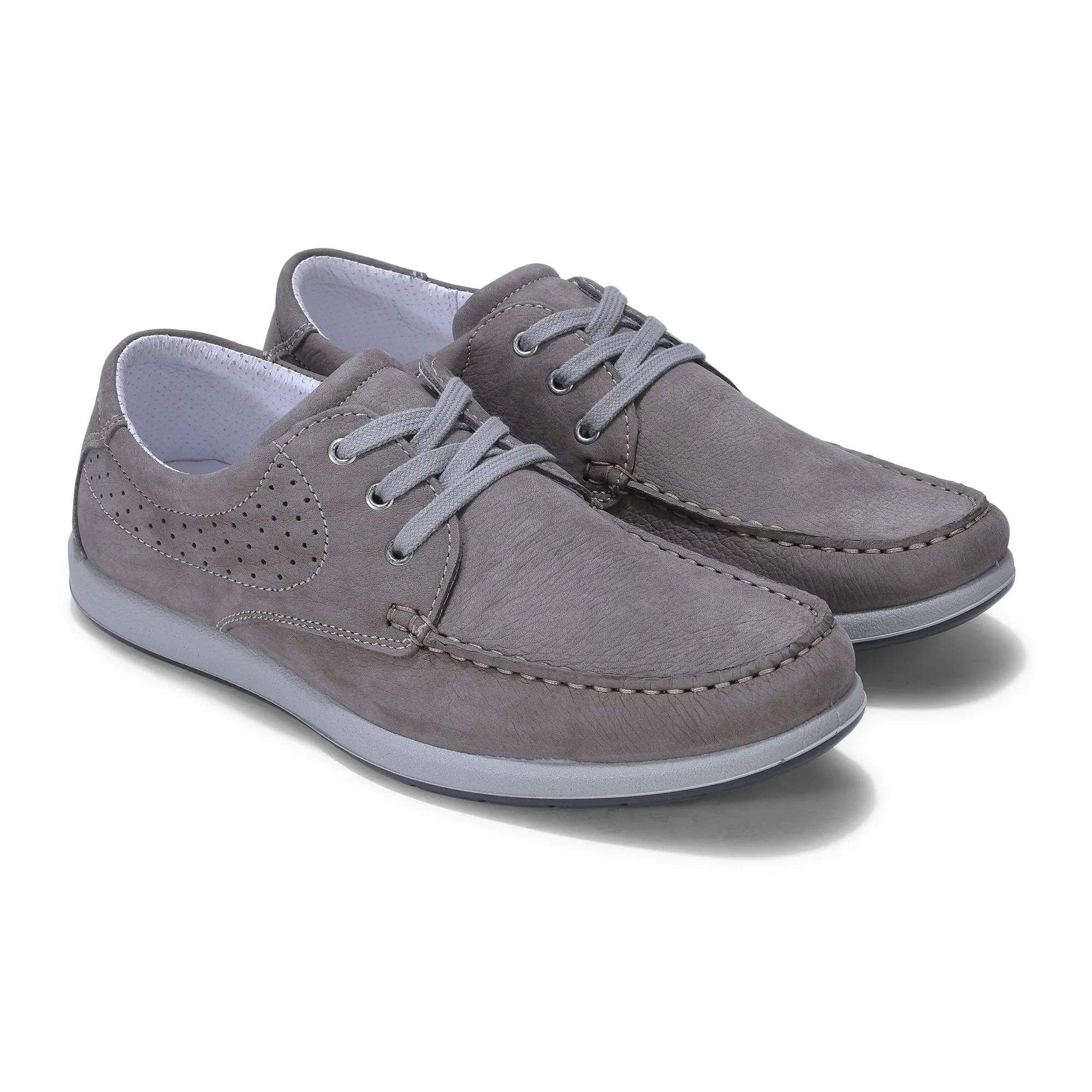 Grey casual shoes for men - Thumbnail 6