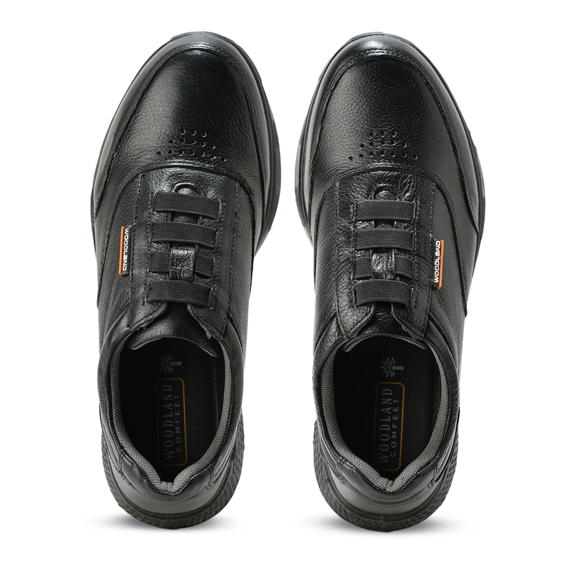 Men Black Casual Comfort Lace-Ups 5