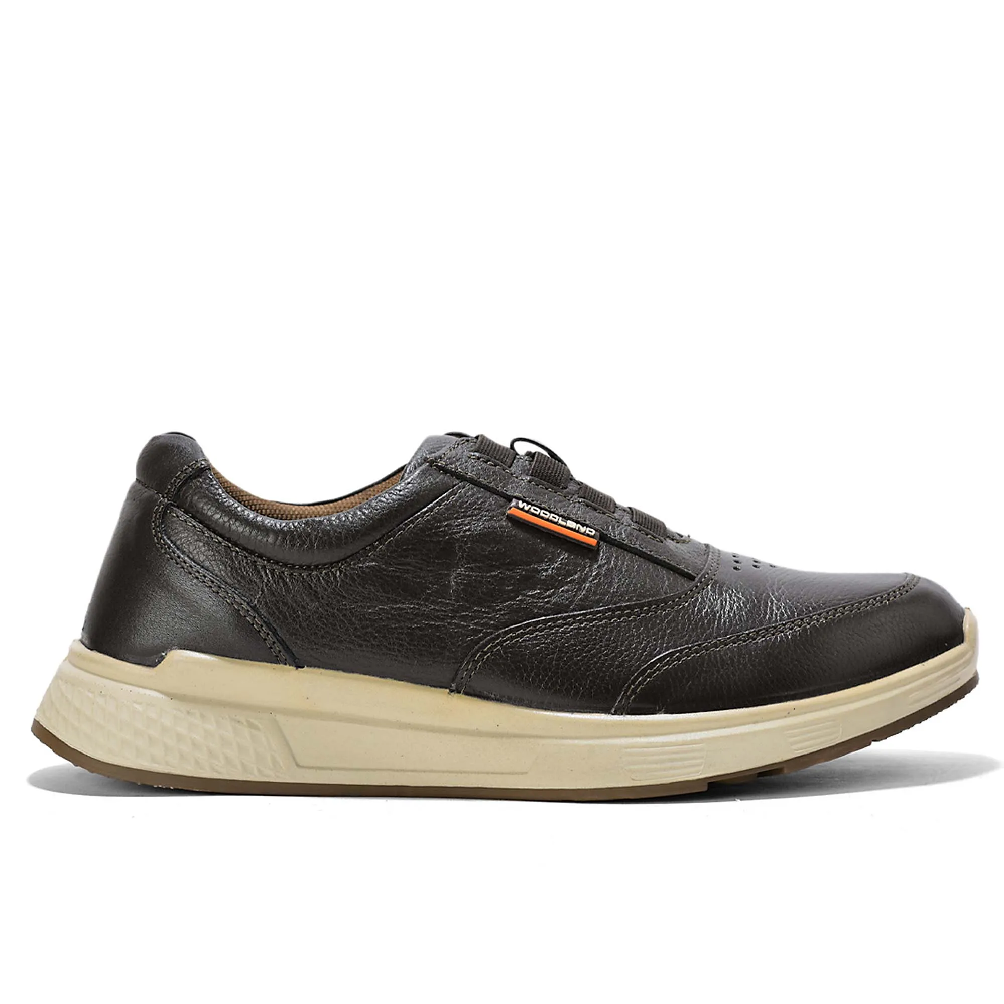 Men Brown Casual Comfort Lace-Ups 2