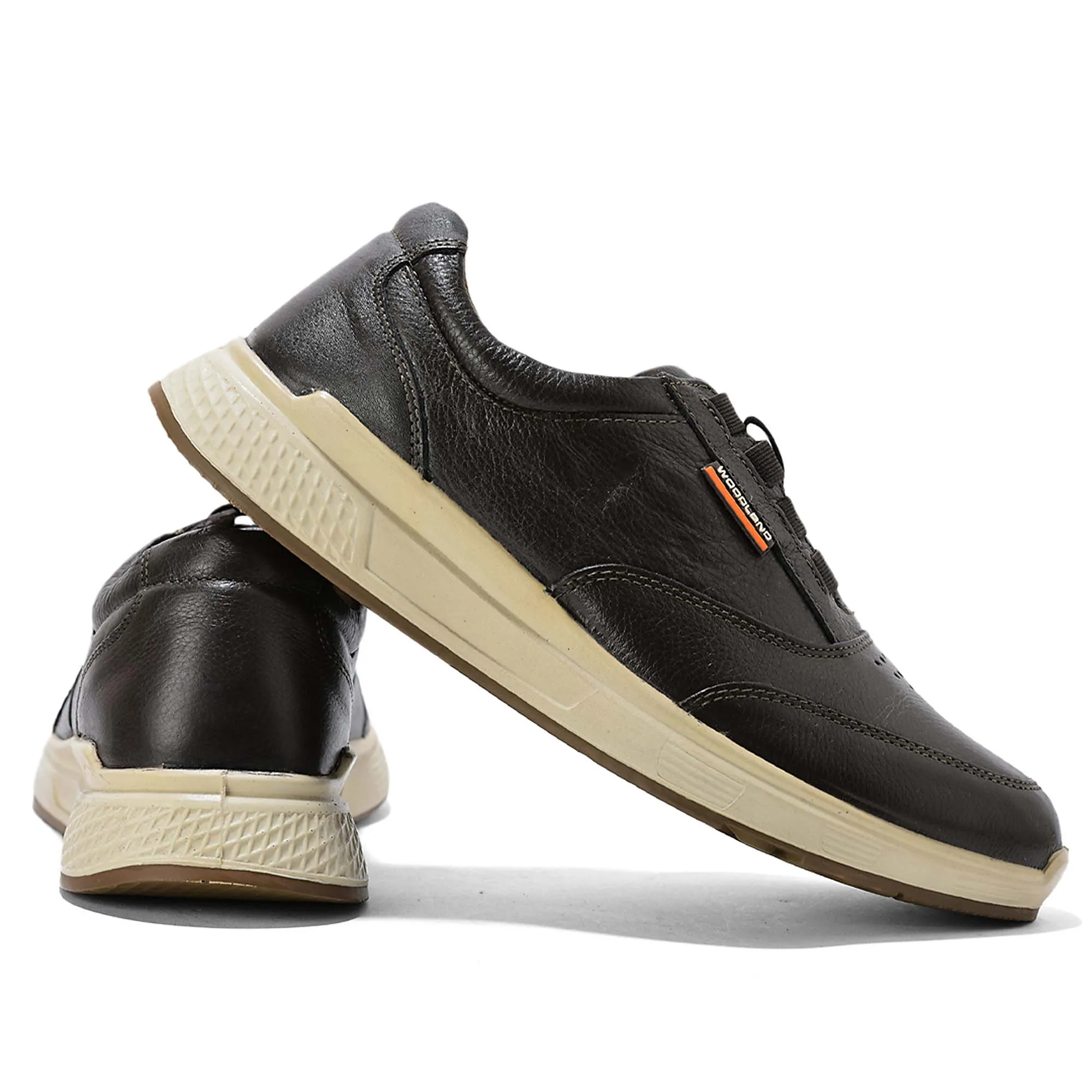 Men Brown Casual Comfort Lace-Ups 10
