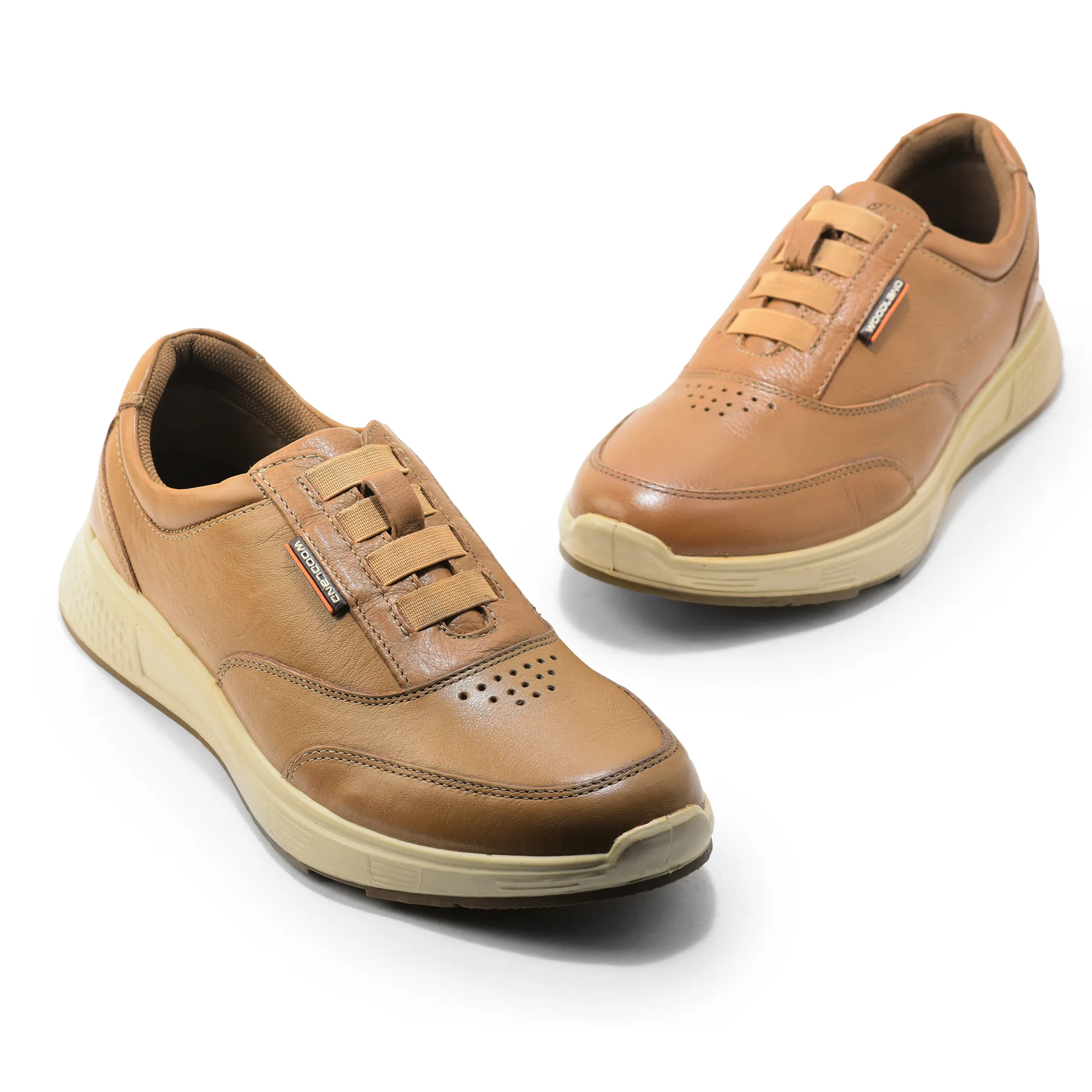 Men Camel Casual Comfort Lace-Ups - Thumbnail 3