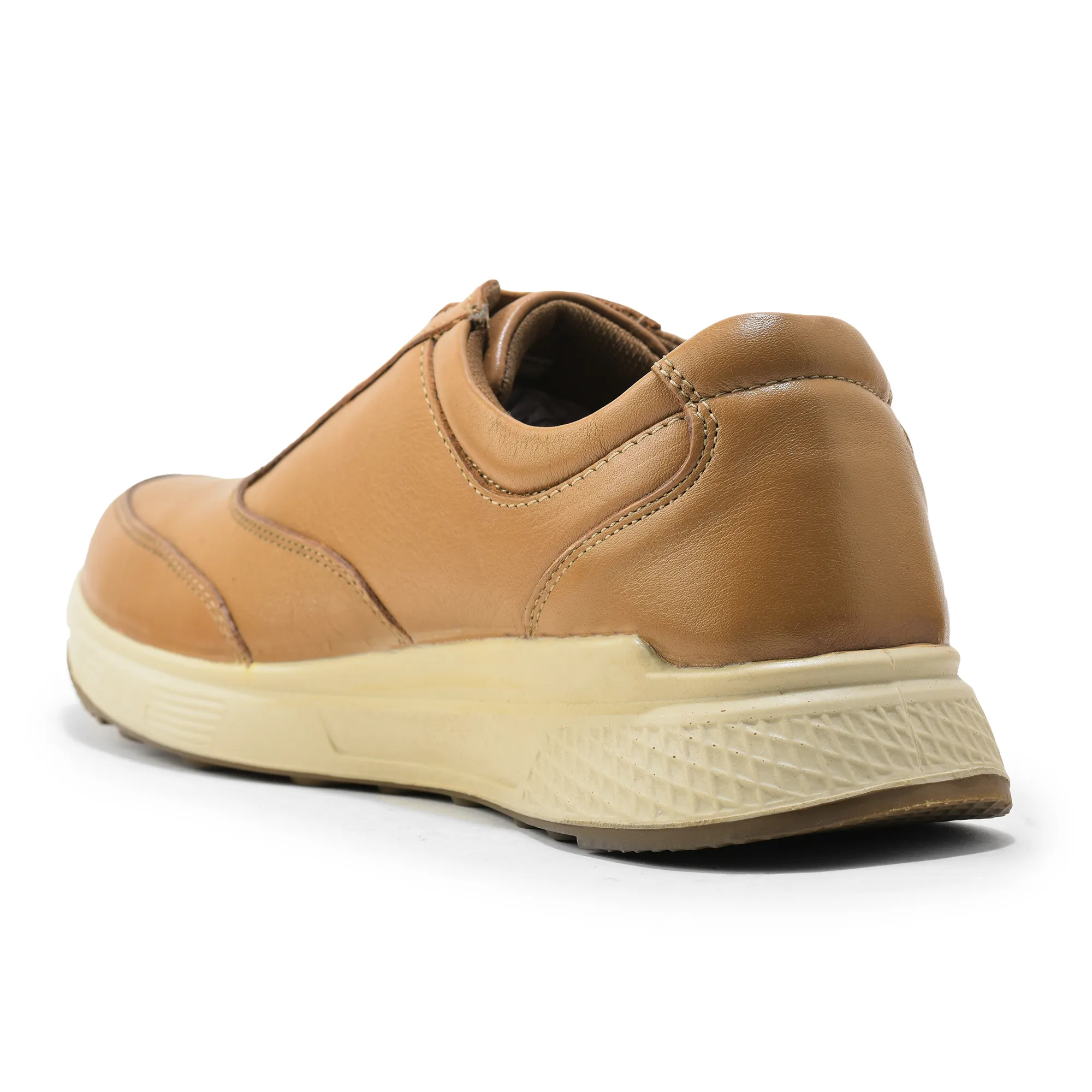 Men Camel Casual Comfort Lace-Ups - Thumbnail 6