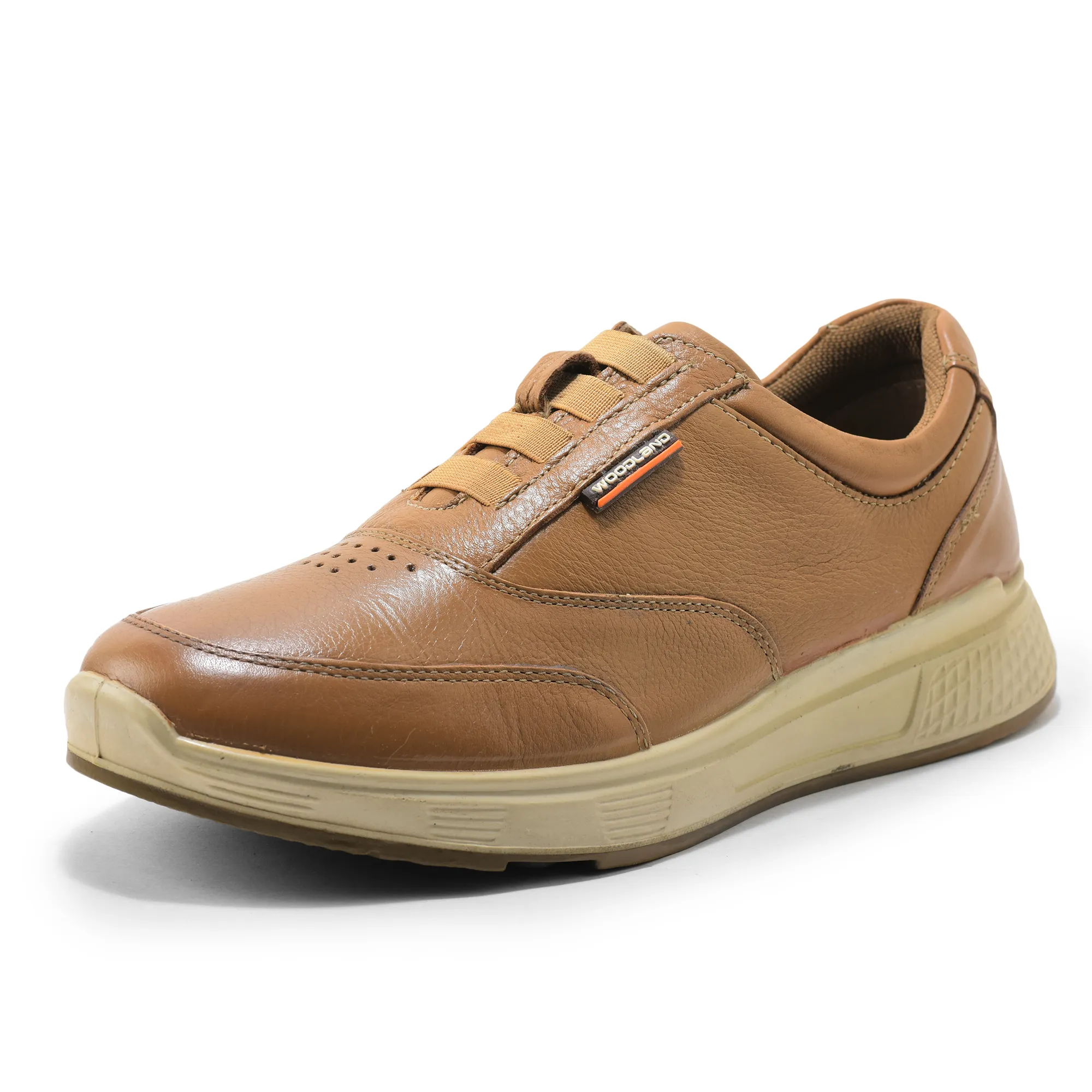 Men Camel Casual Comfort Lace-Ups - Thumbnail 9