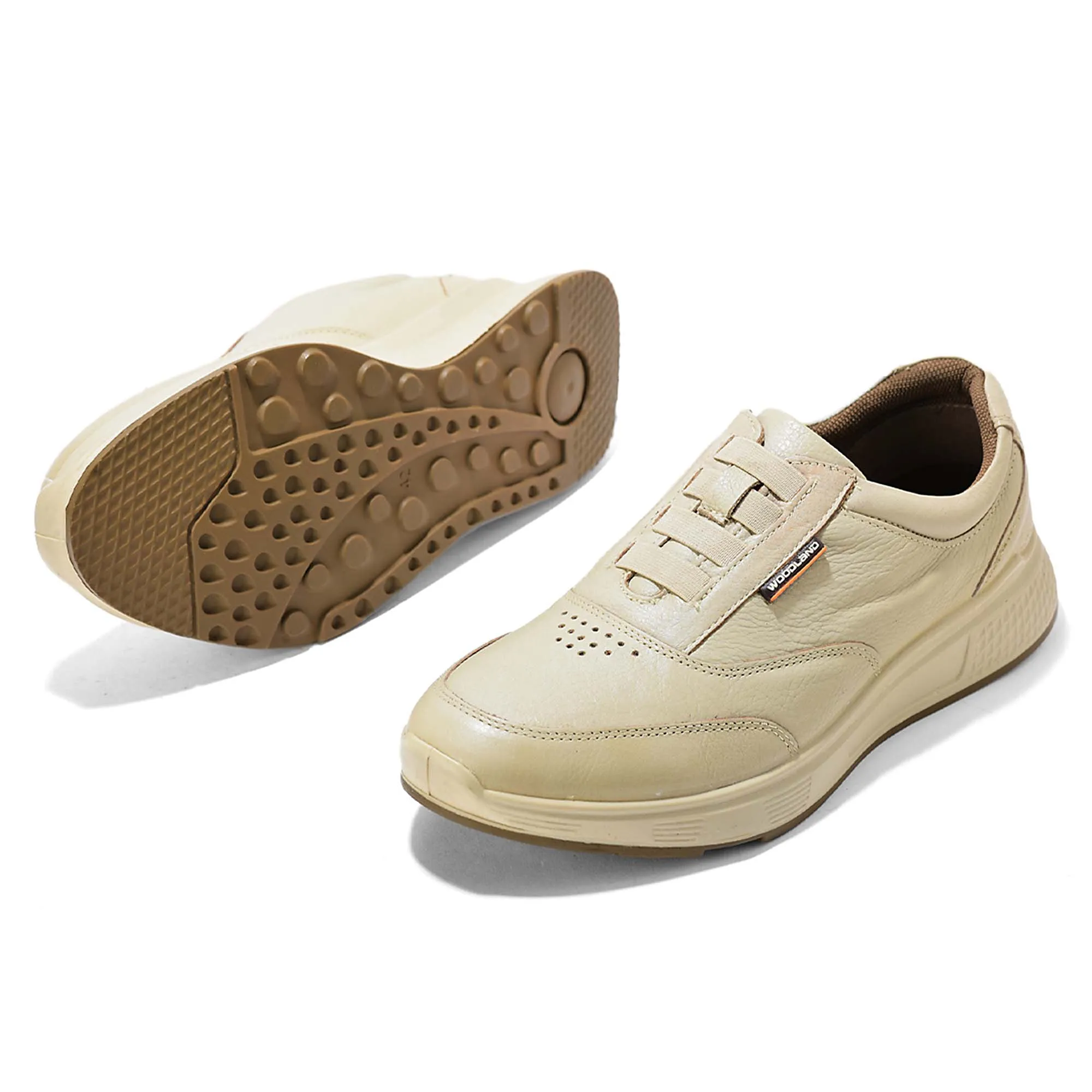 Men Dove White Casual Comfort Lace-Ups 6