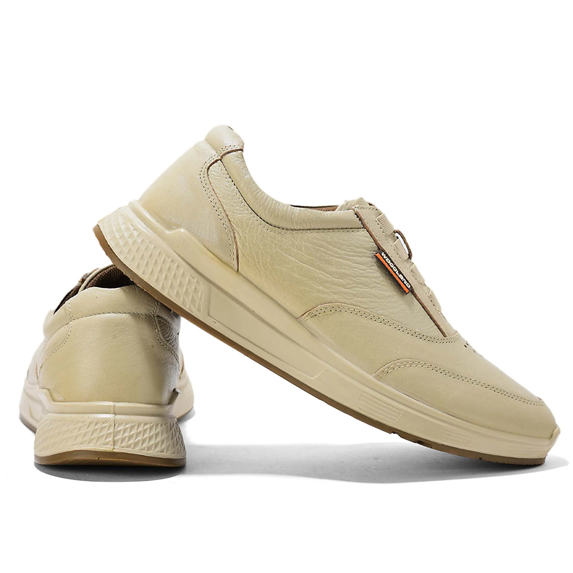 Men Dove White Casual Comfort Lace-Ups 10