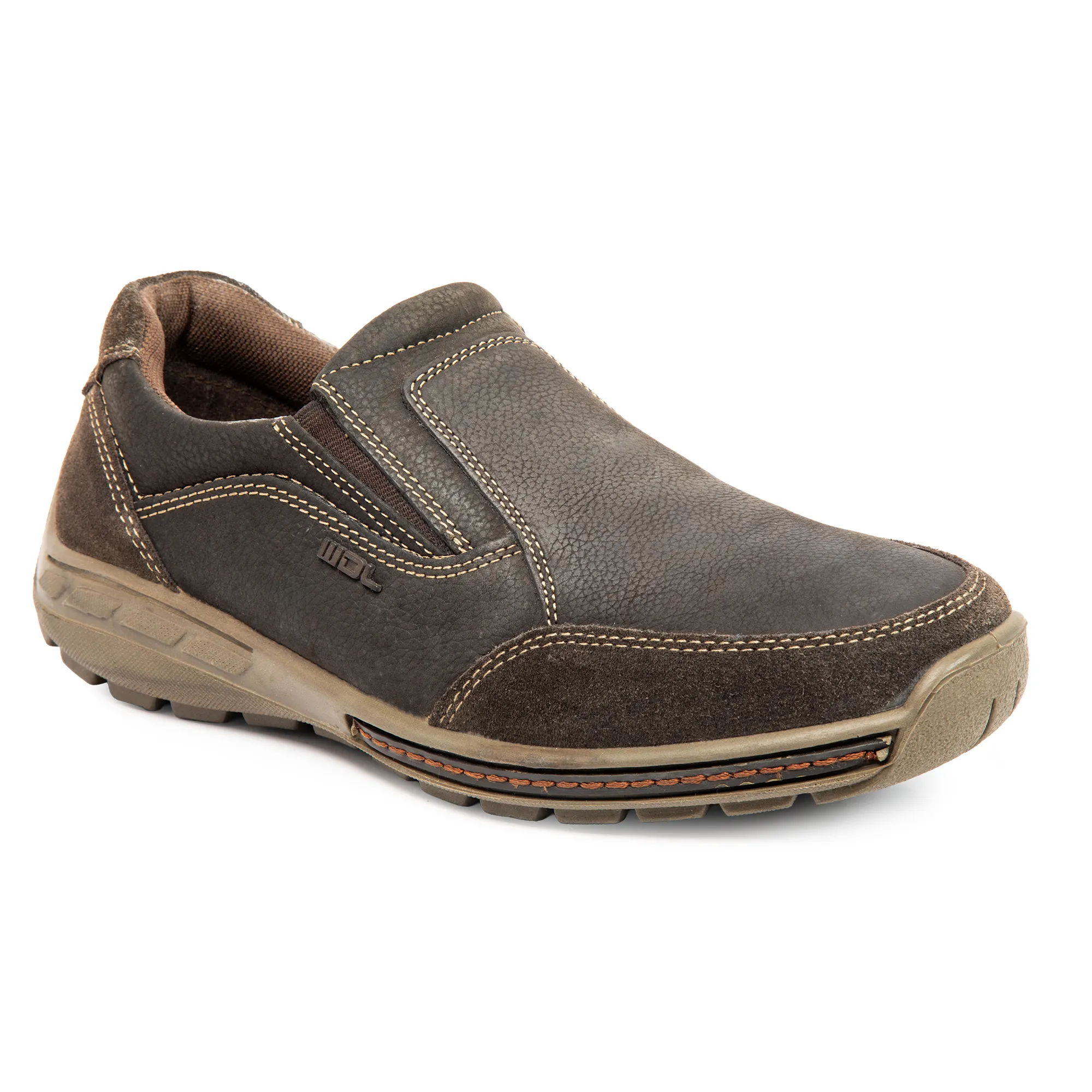 Brown Casual slip-on shoes for men - Thumbnail 3