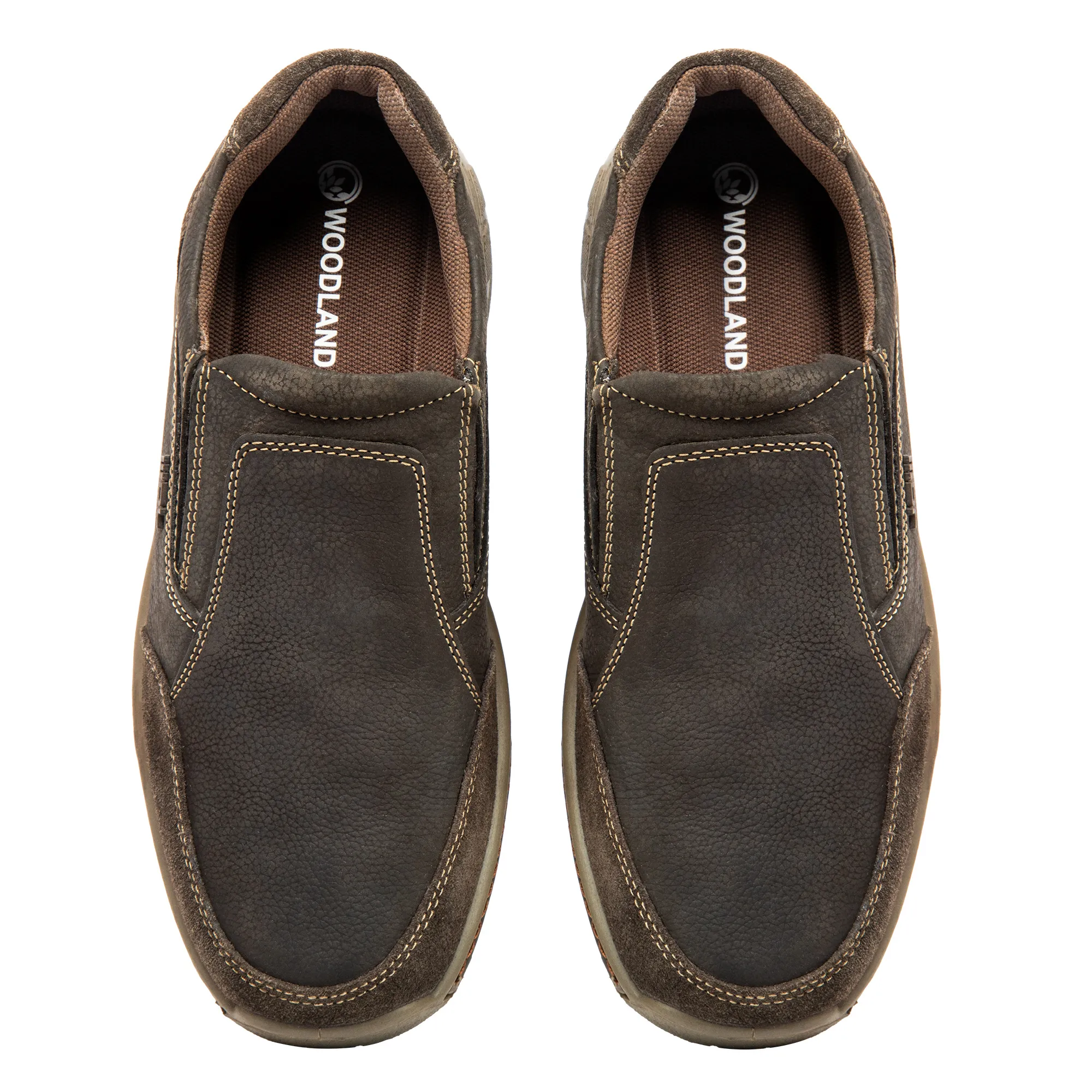 Brown Casual slip-on shoes for men - Thumbnail 5