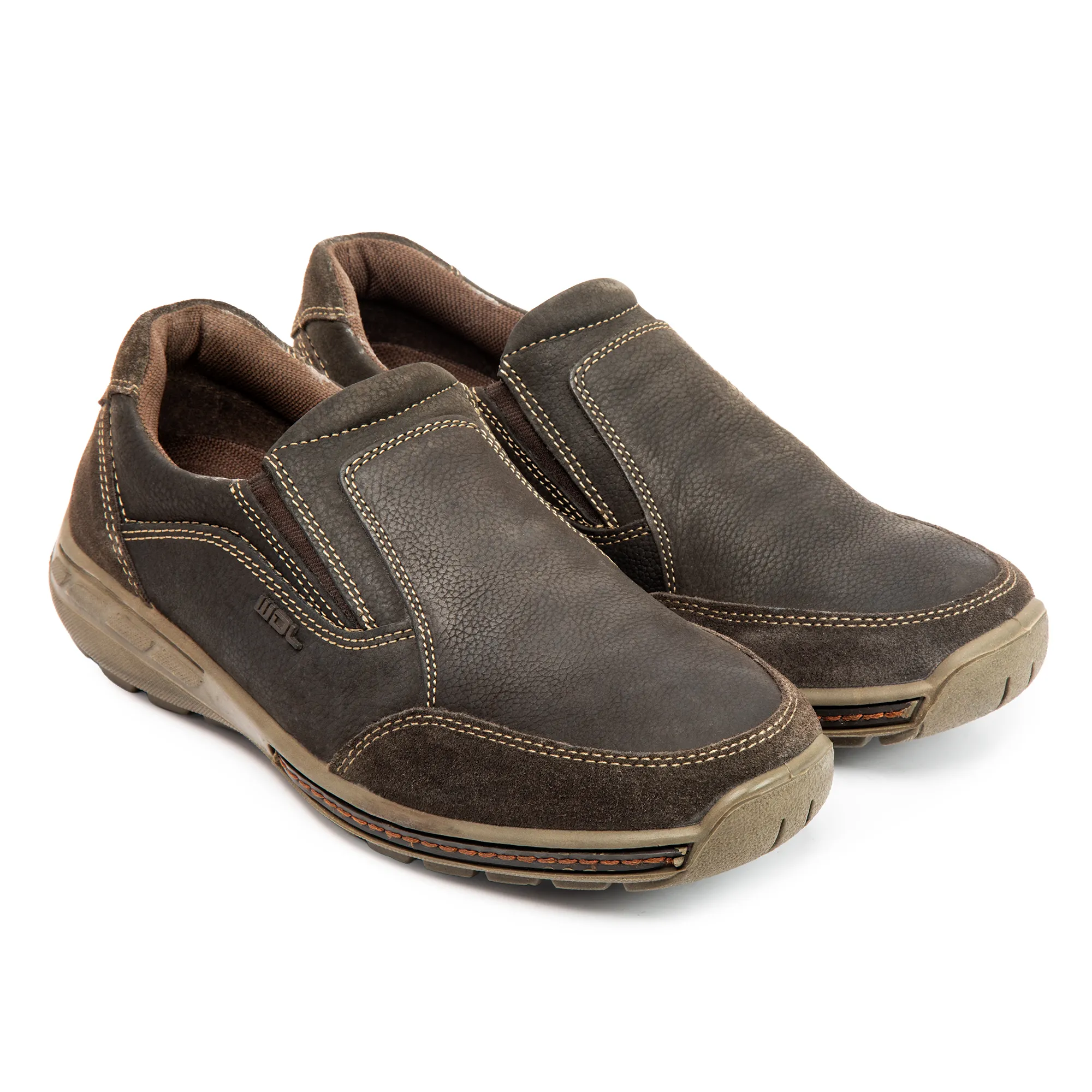 Brown Casual slip-on shoes for men - Thumbnail 8