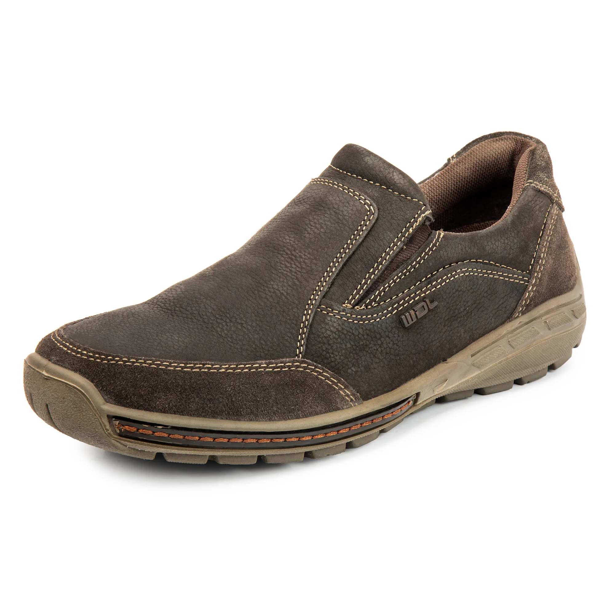 Brown Casual slip-on shoes for men - Thumbnail 11