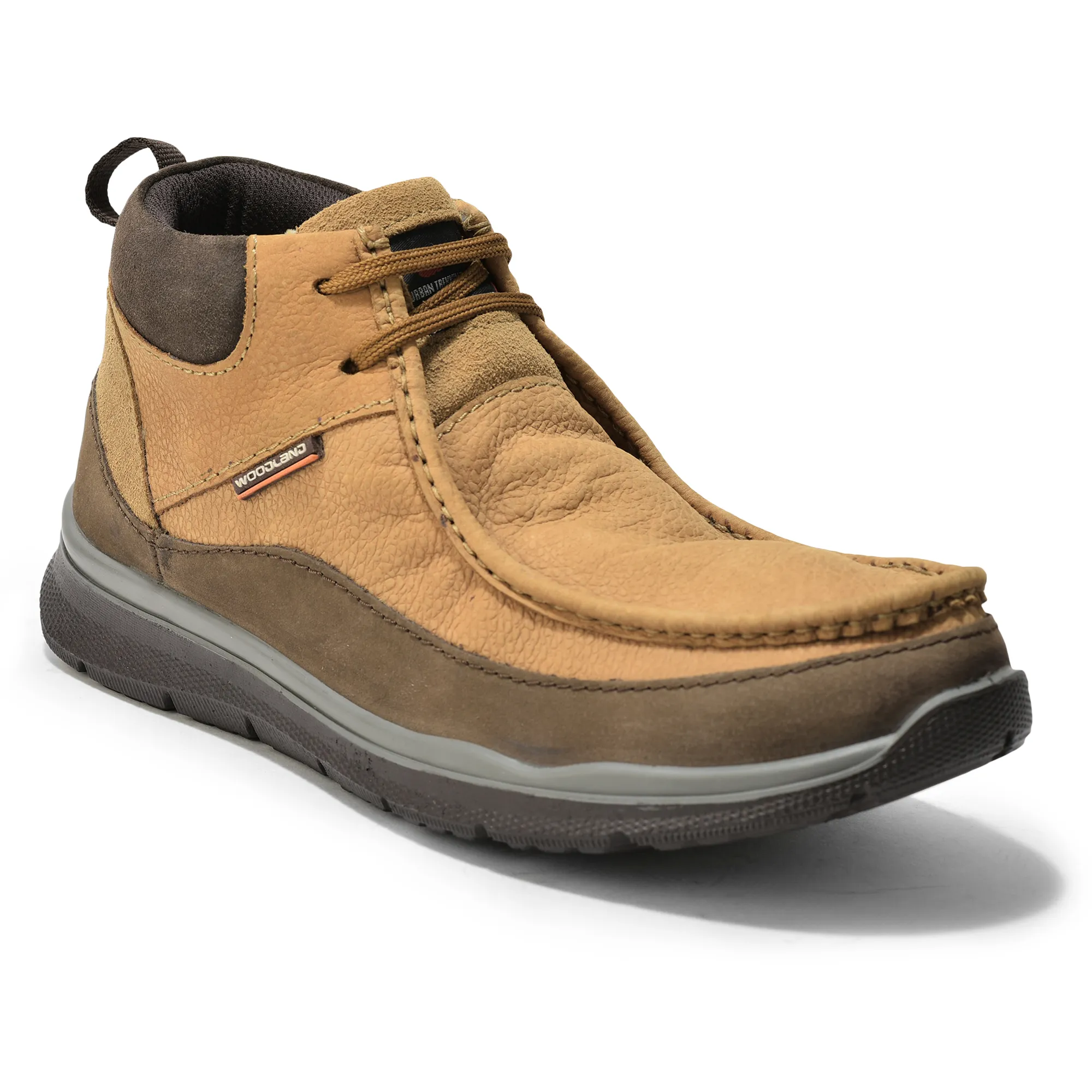 Camel Mid- top Boots for Men - Thumbnail 3