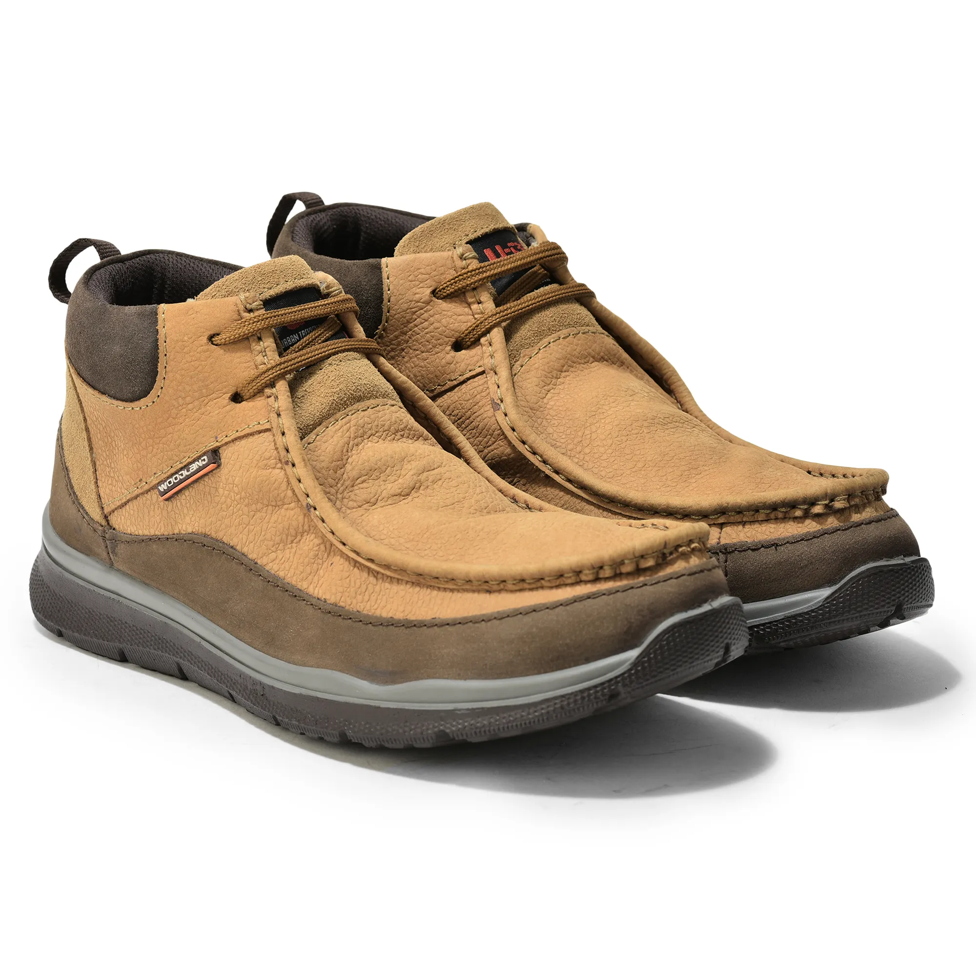 Camel Mid- top Boots for Men - Thumbnail 7