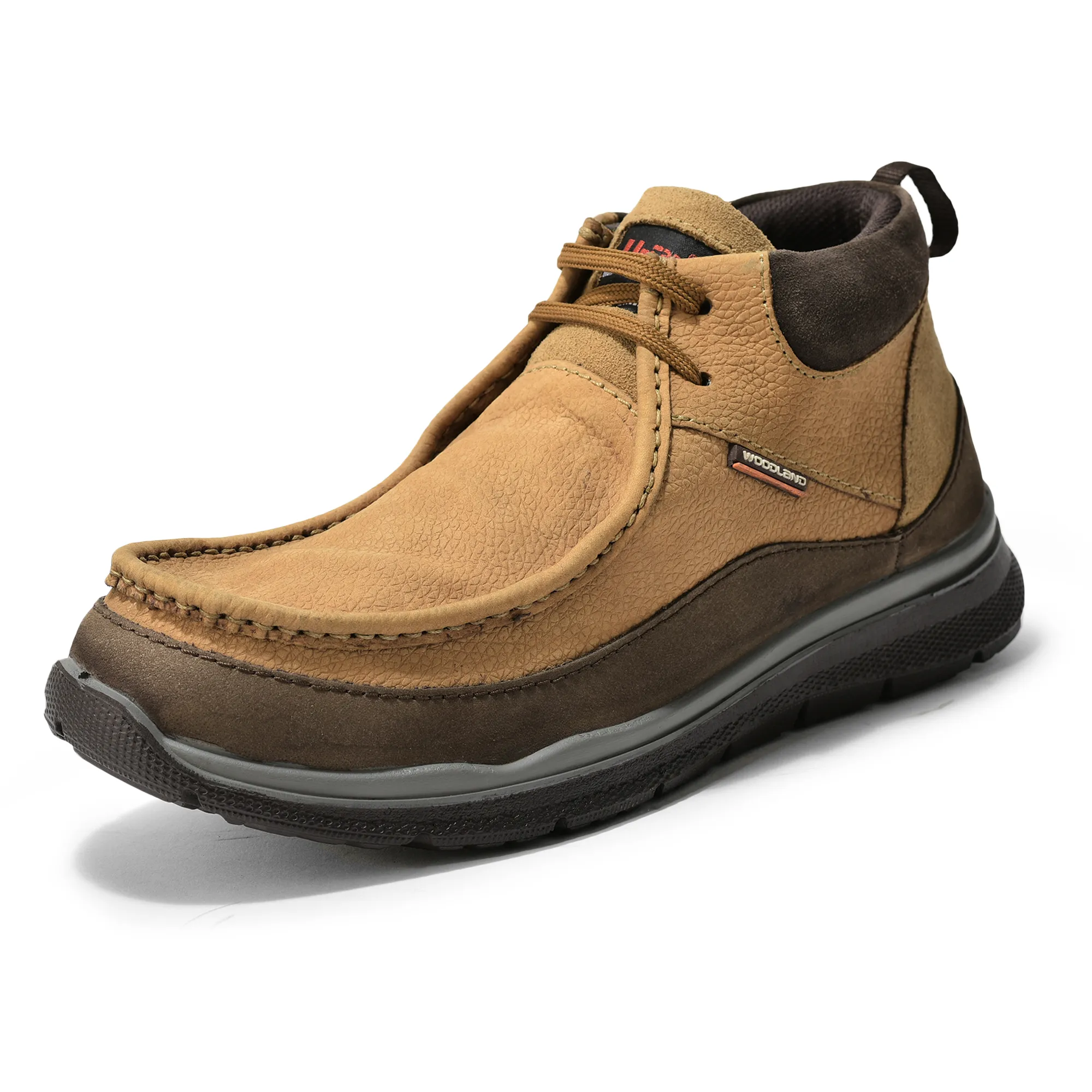 Camel Mid- top Boots for Men - Thumbnail 11