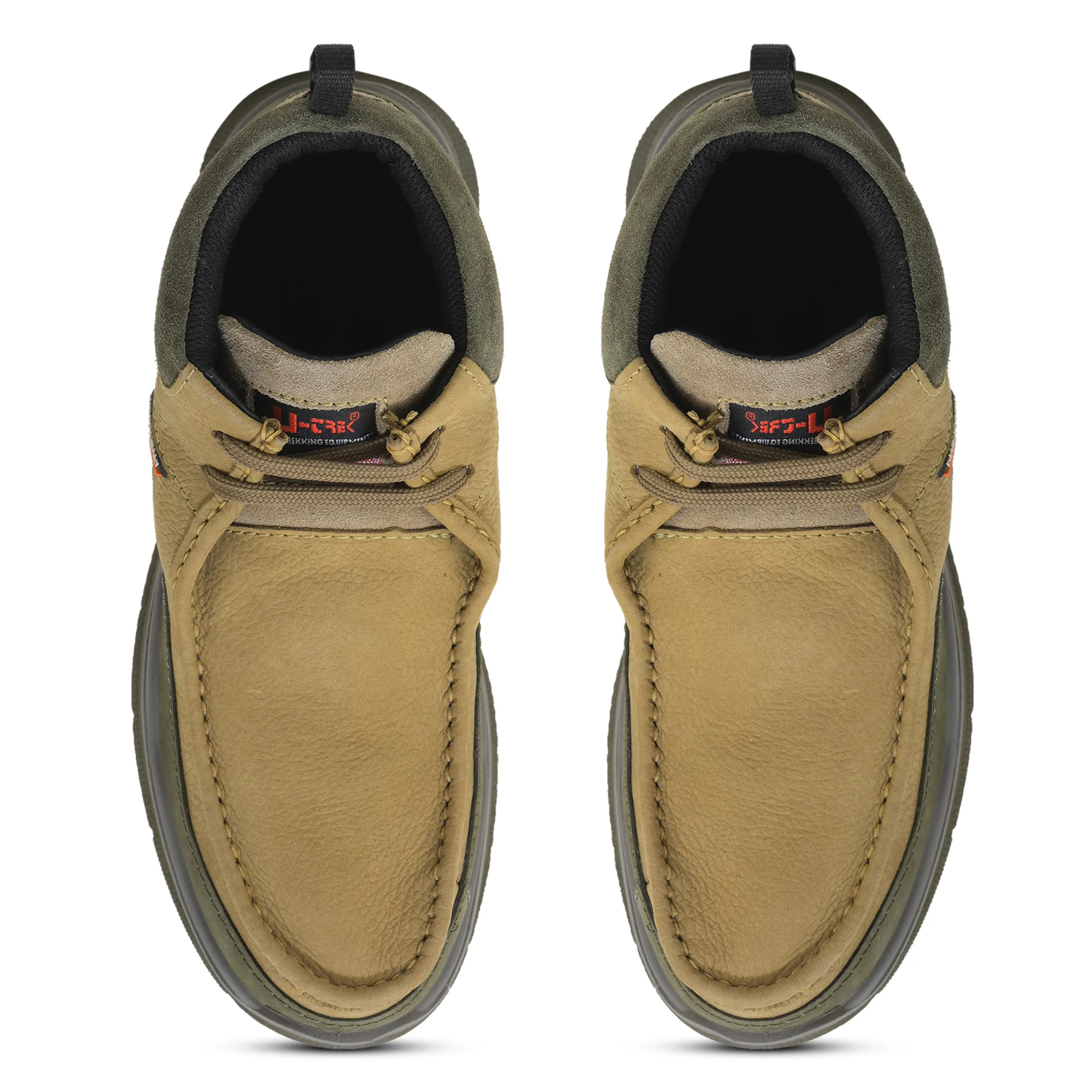 Dubai Khaki Mid- top Boots for Men - Thumbnail 5