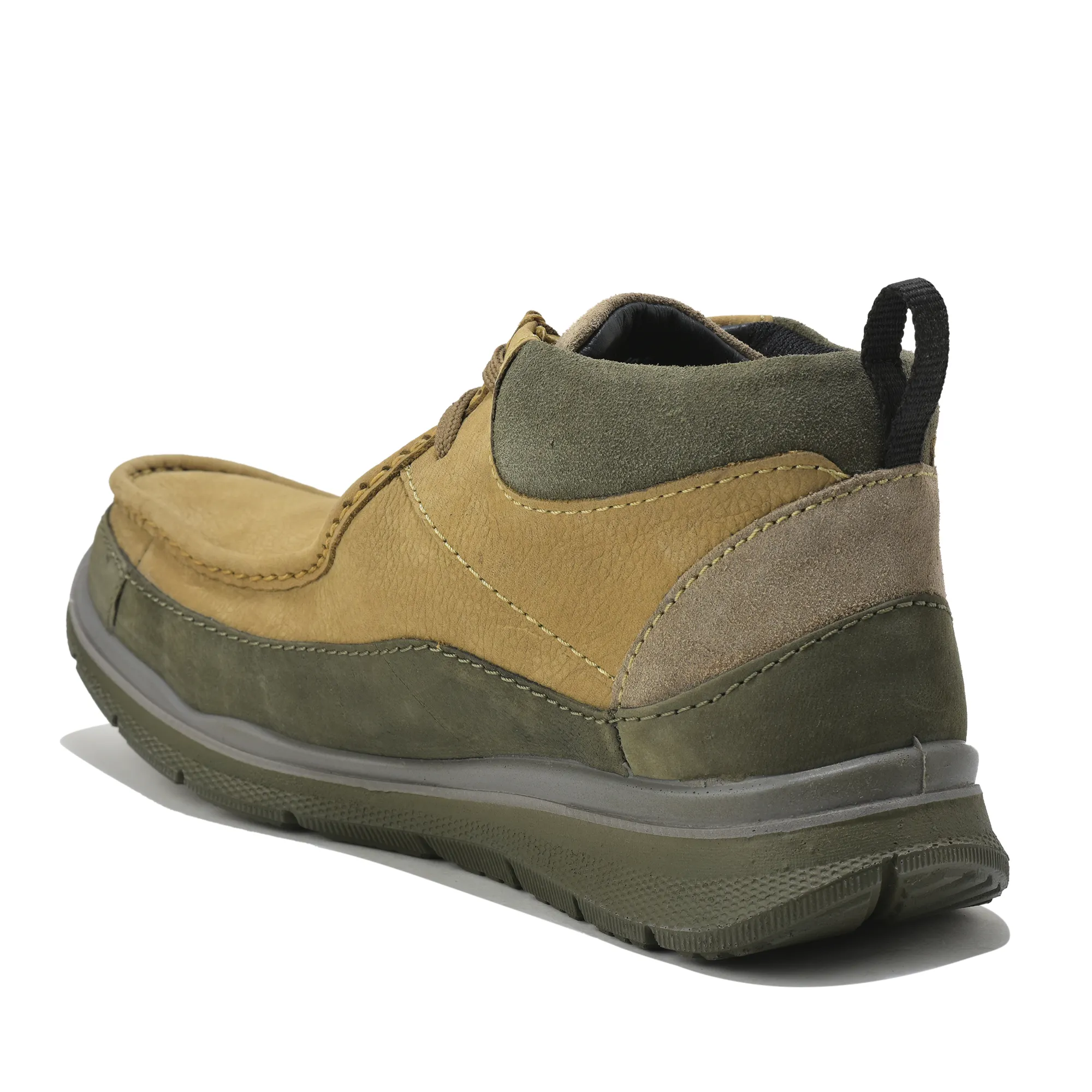 Dubai Khaki Mid- top Boots for Men - Thumbnail 7