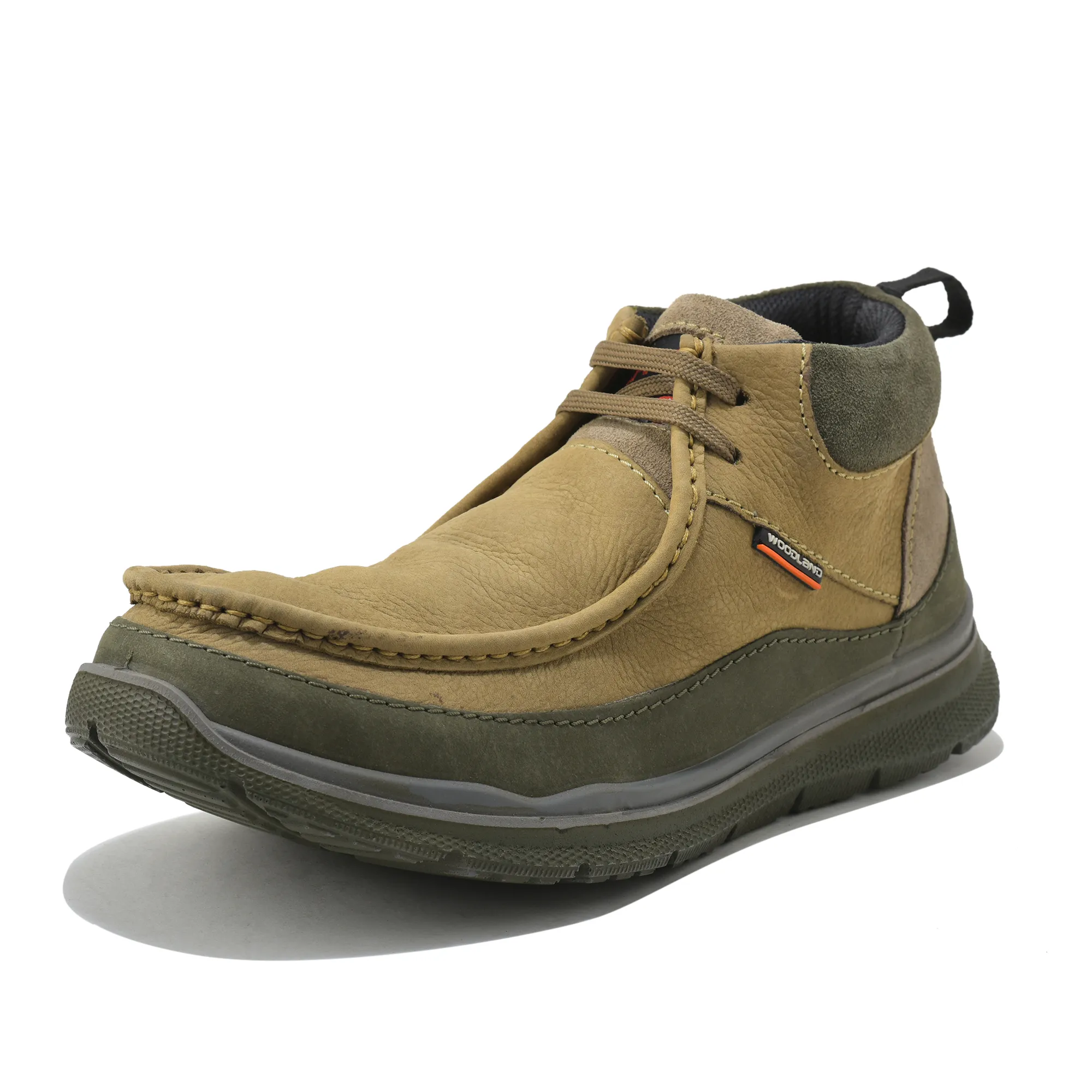 Dubai Khaki Mid- top Boots for Men - Thumbnail 11