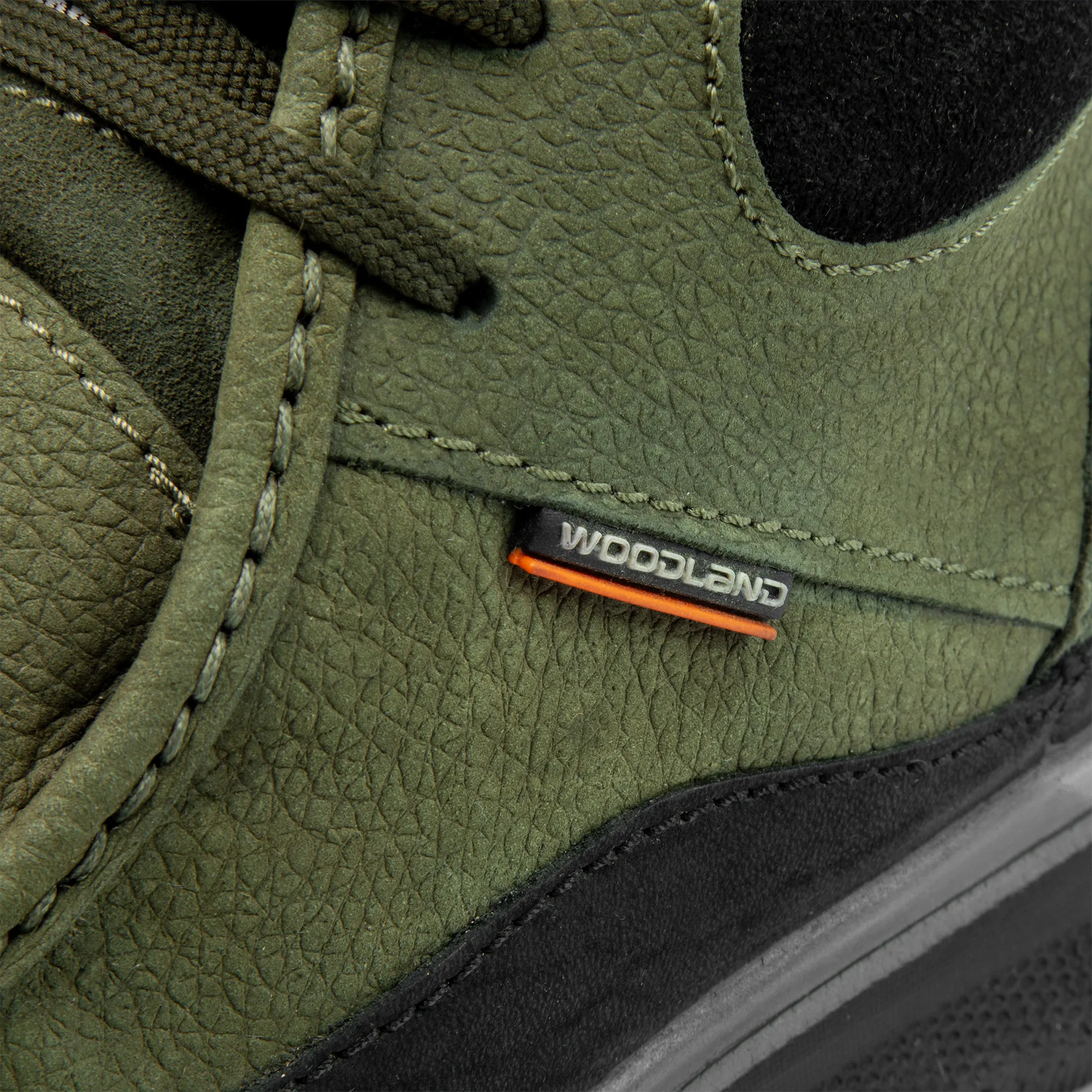 Olive Green Mid- top Boots for Men - Thumbnail 6