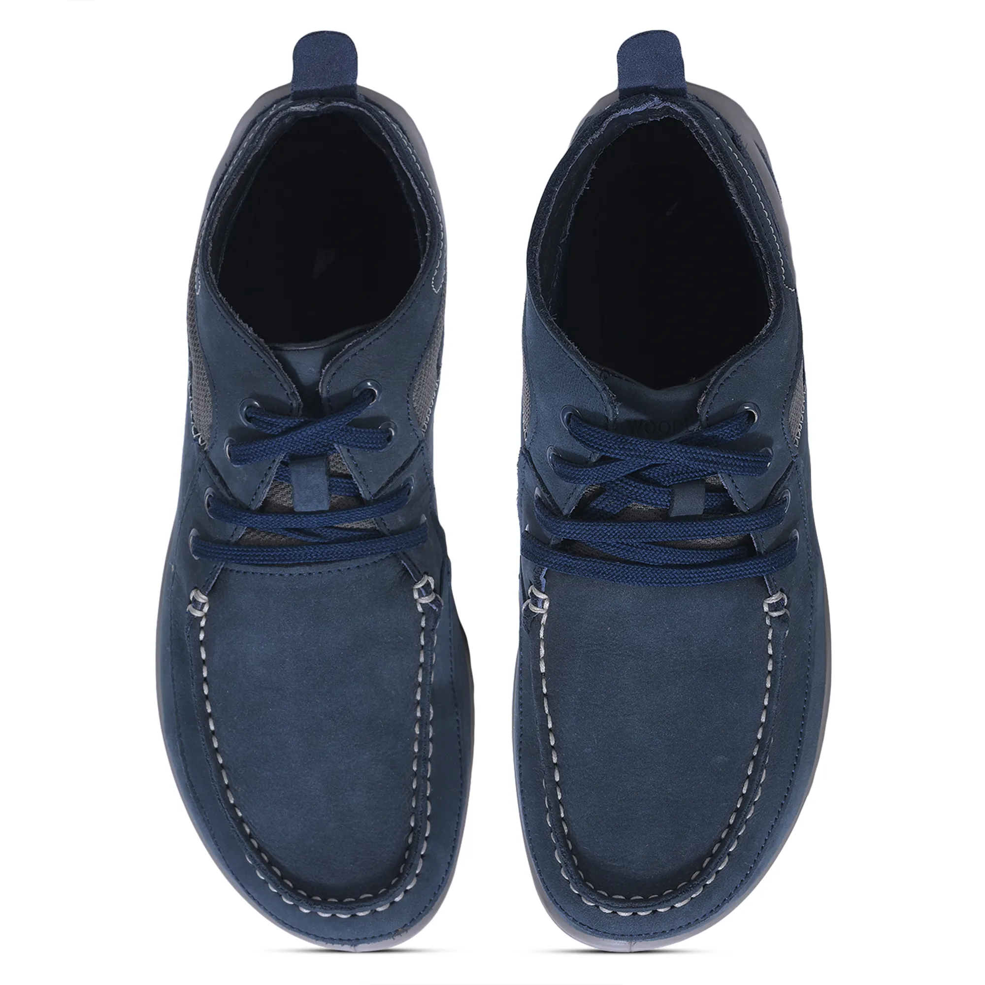 Droyal Blue Boat Shoes - Thumbnail 3