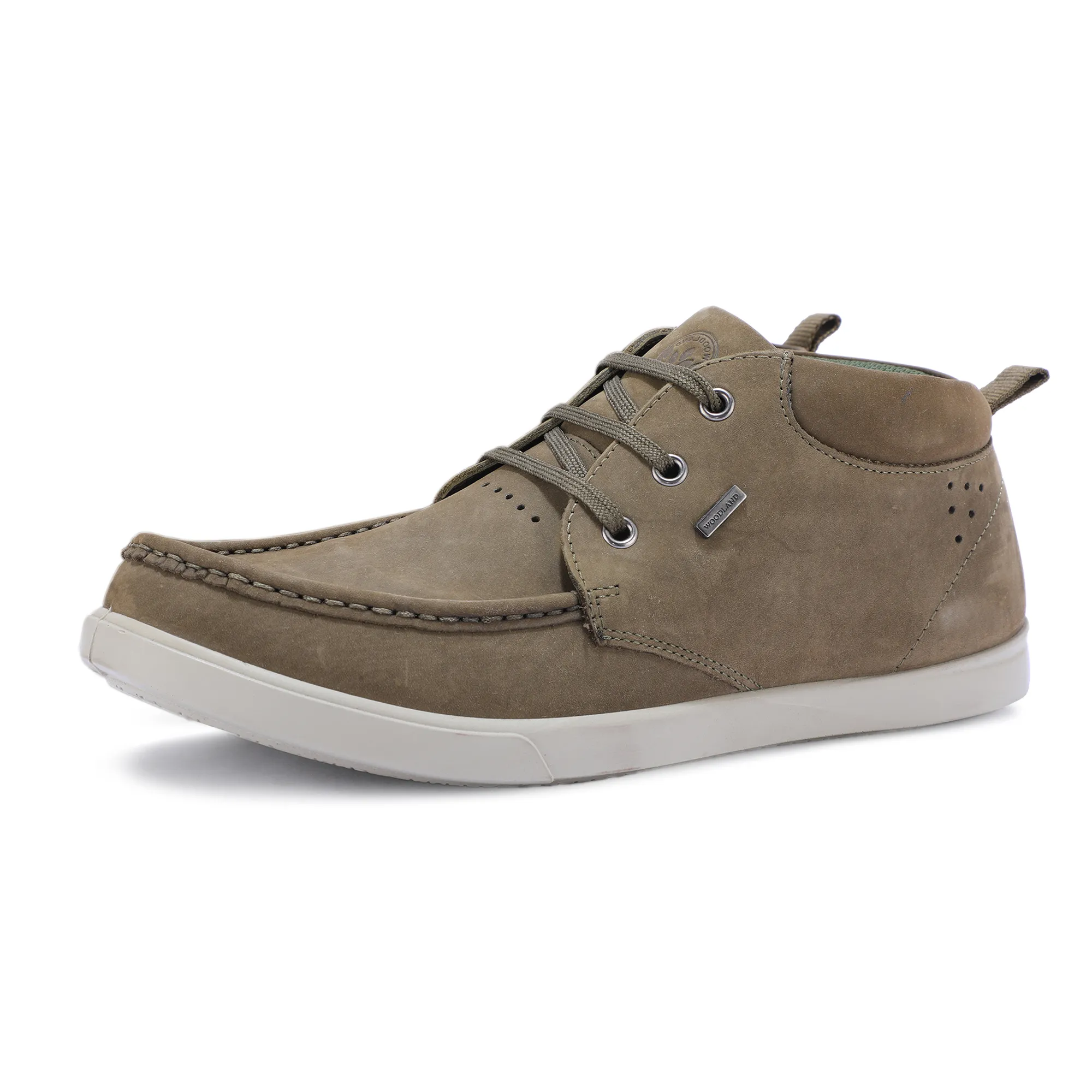 Olive Green Boat Shoes - Thumbnail 10