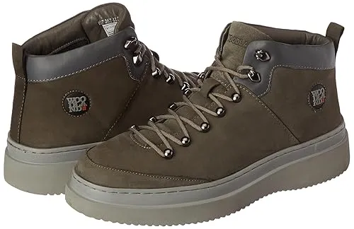 Grey Casual Lace Up Shoes For Men - Thumbnail 8