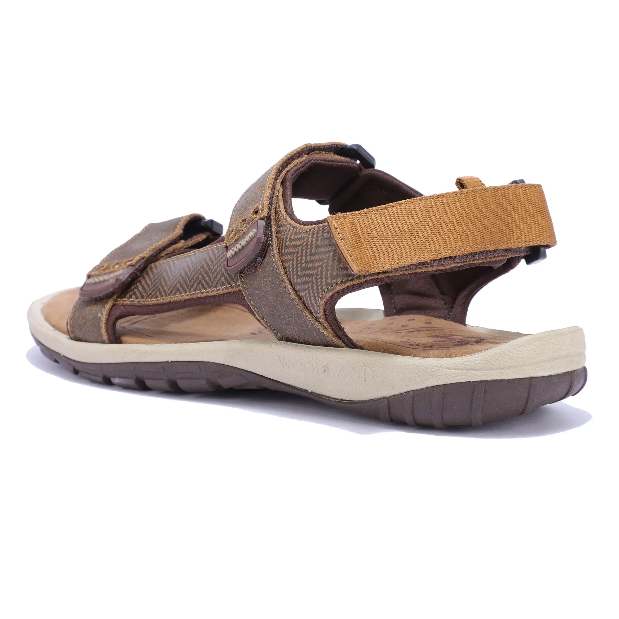 Camel casual sandals for men - Thumbnail 5