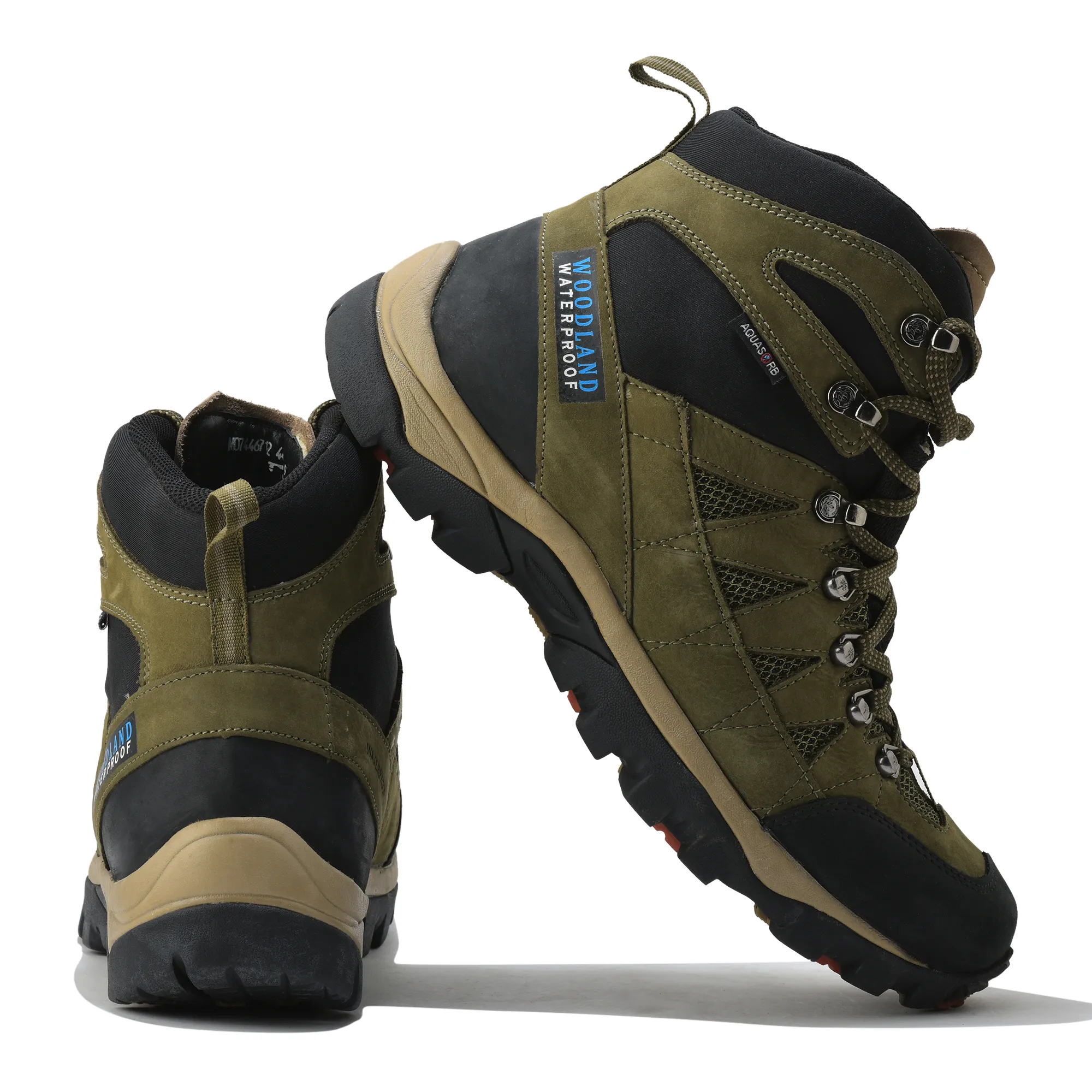 Woodland Olive Green Boots For Men - Thumbnail 10