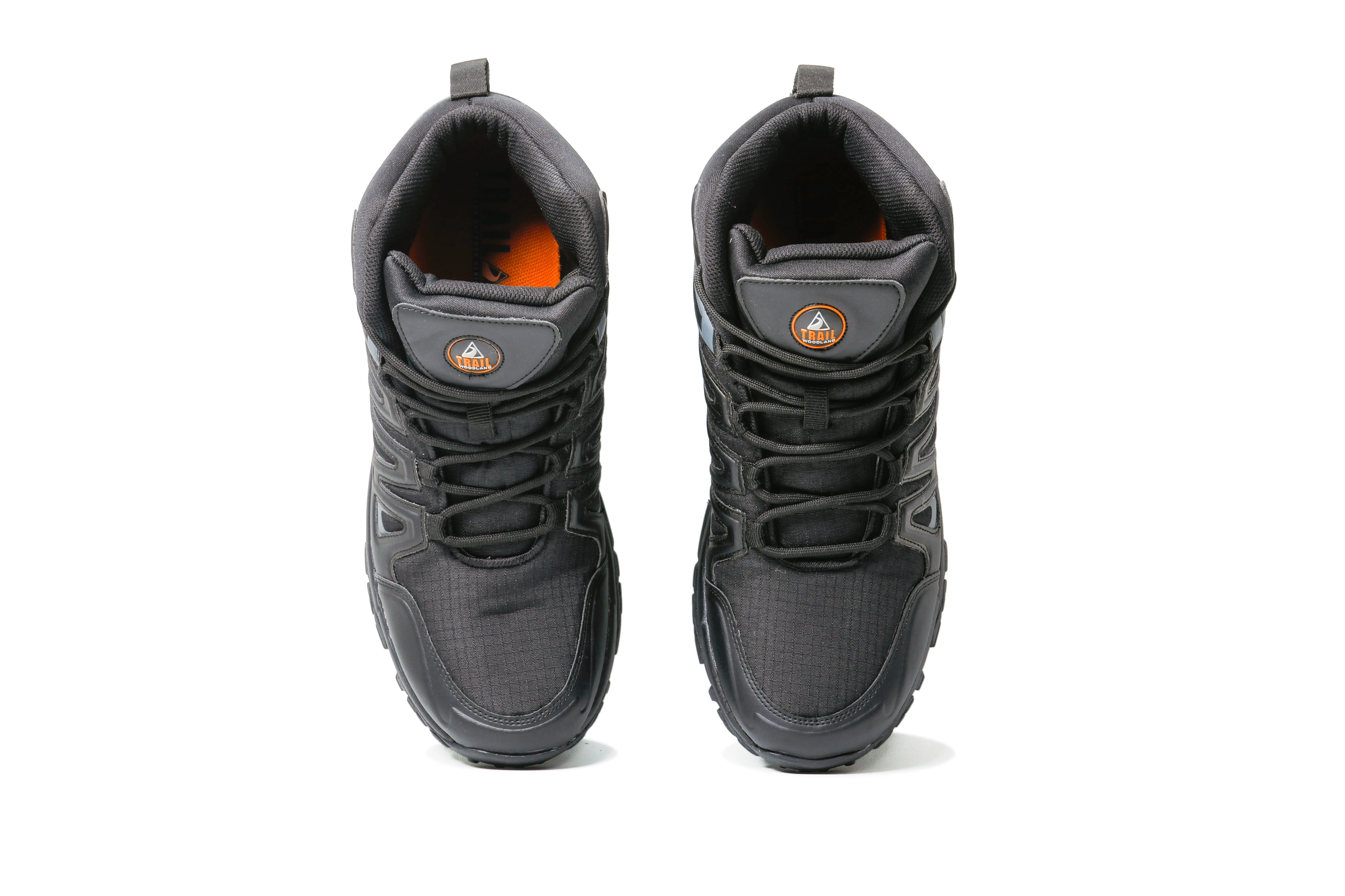 Woodland Men Black Hiking Boots - Thumbnail 3
