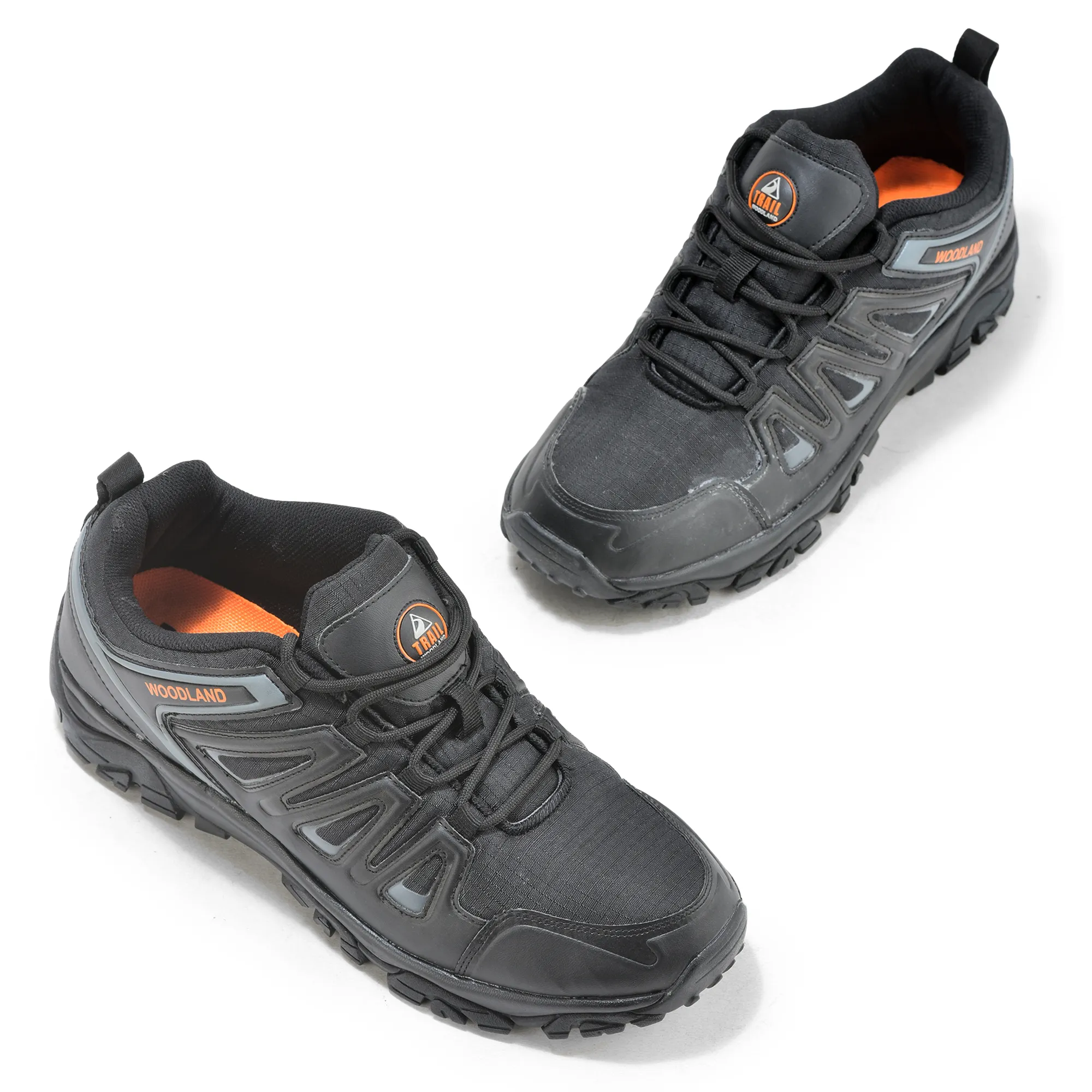 Black Mens Hiking Shoes - Thumbnail 2