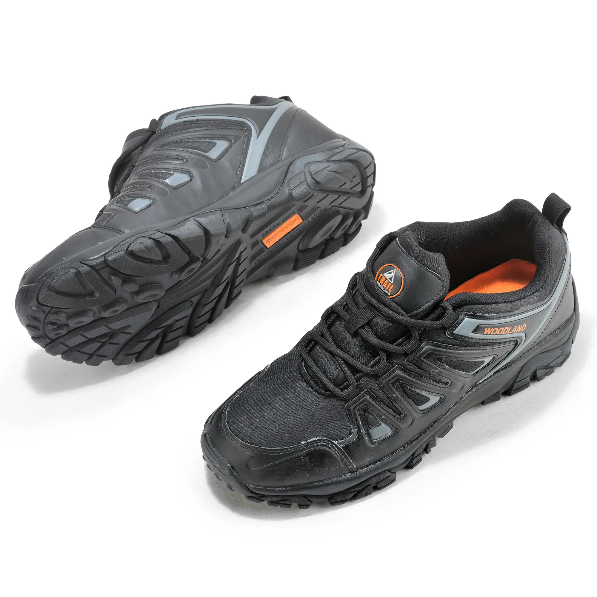 Black Mens Hiking Shoes - Thumbnail 4