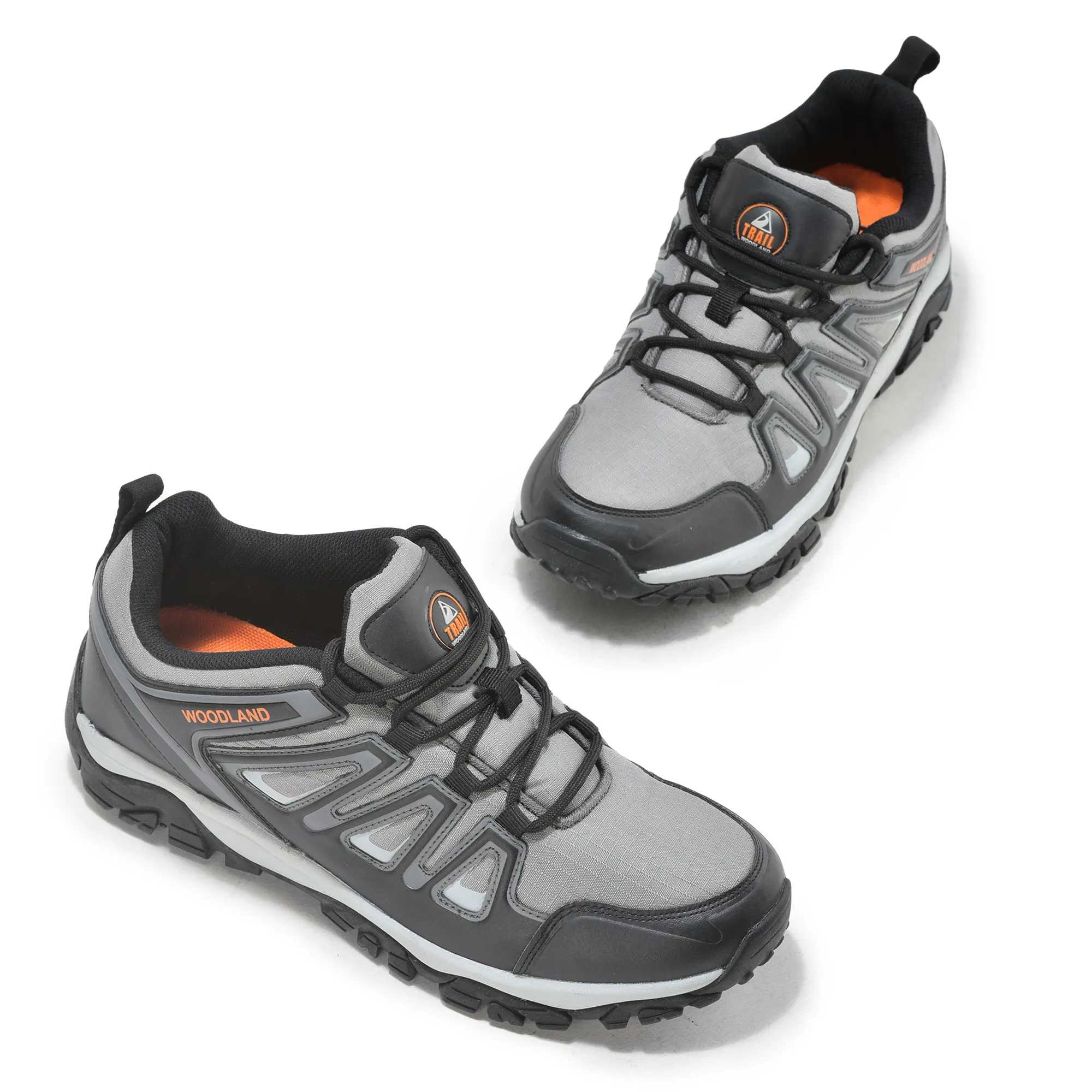 Dark Grey Mens Hiking Shoes - Thumbnail 2