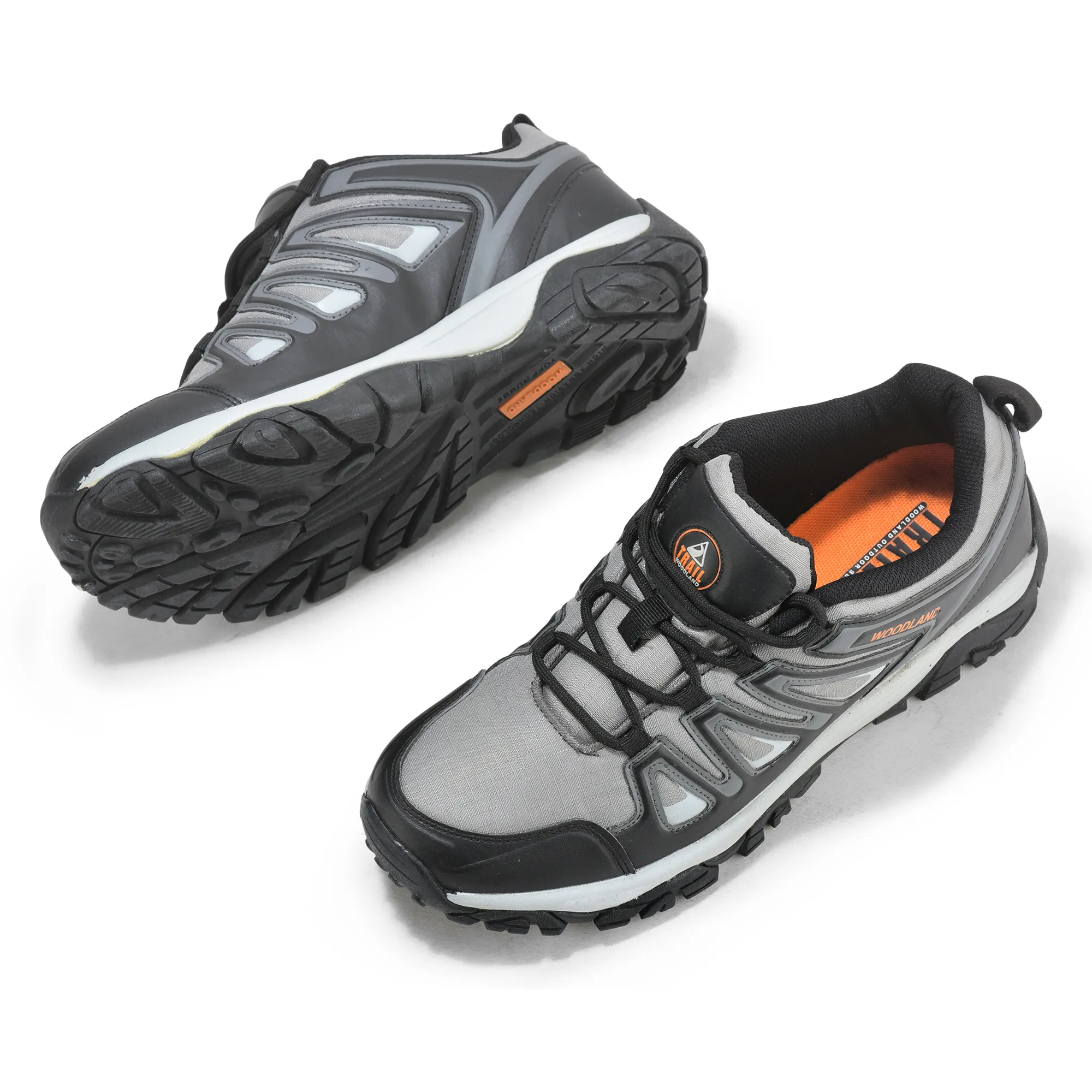 Dark Grey Mens Hiking Shoes - Thumbnail 4
