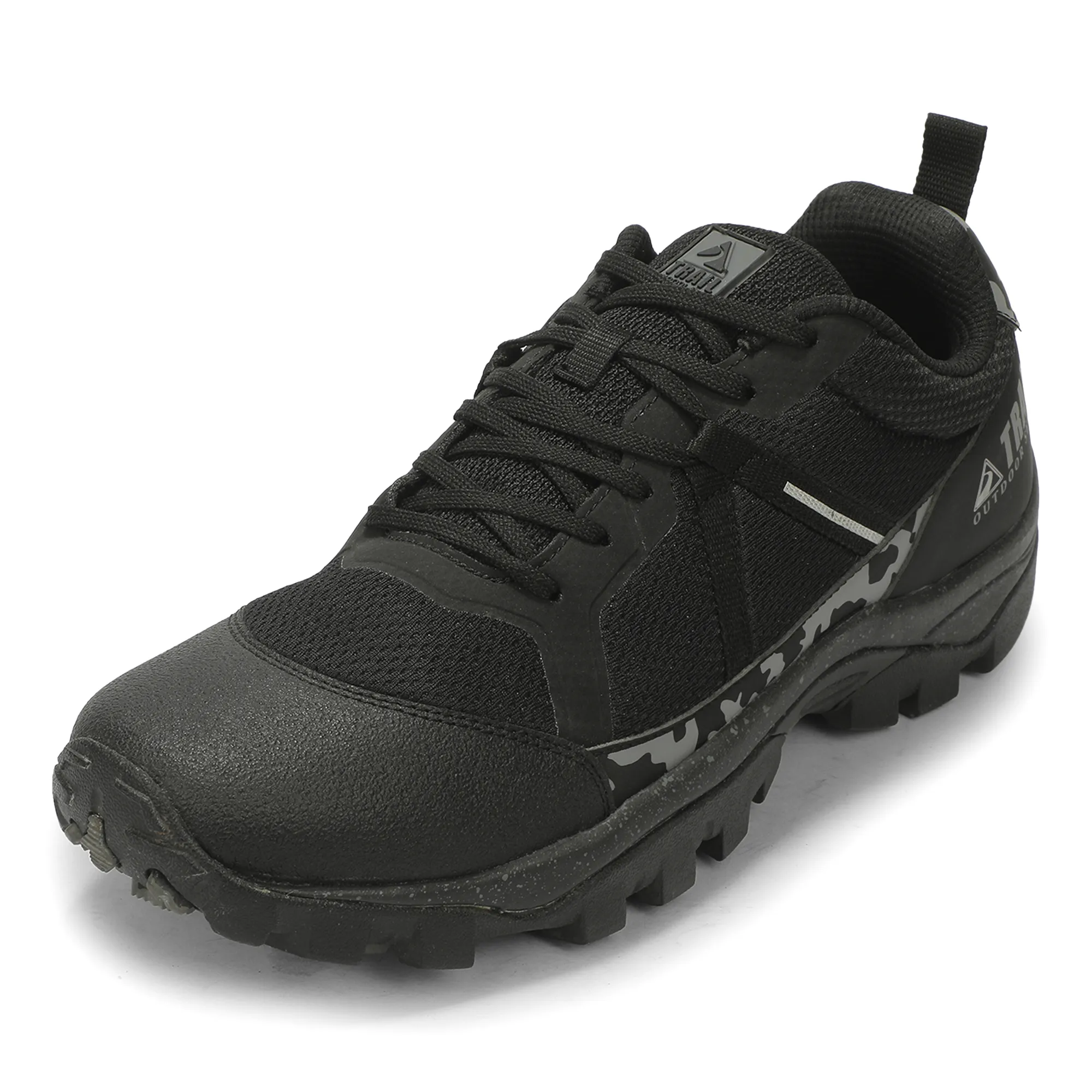 Woodland Men'S Black All Terrain Hiking Shoes 12