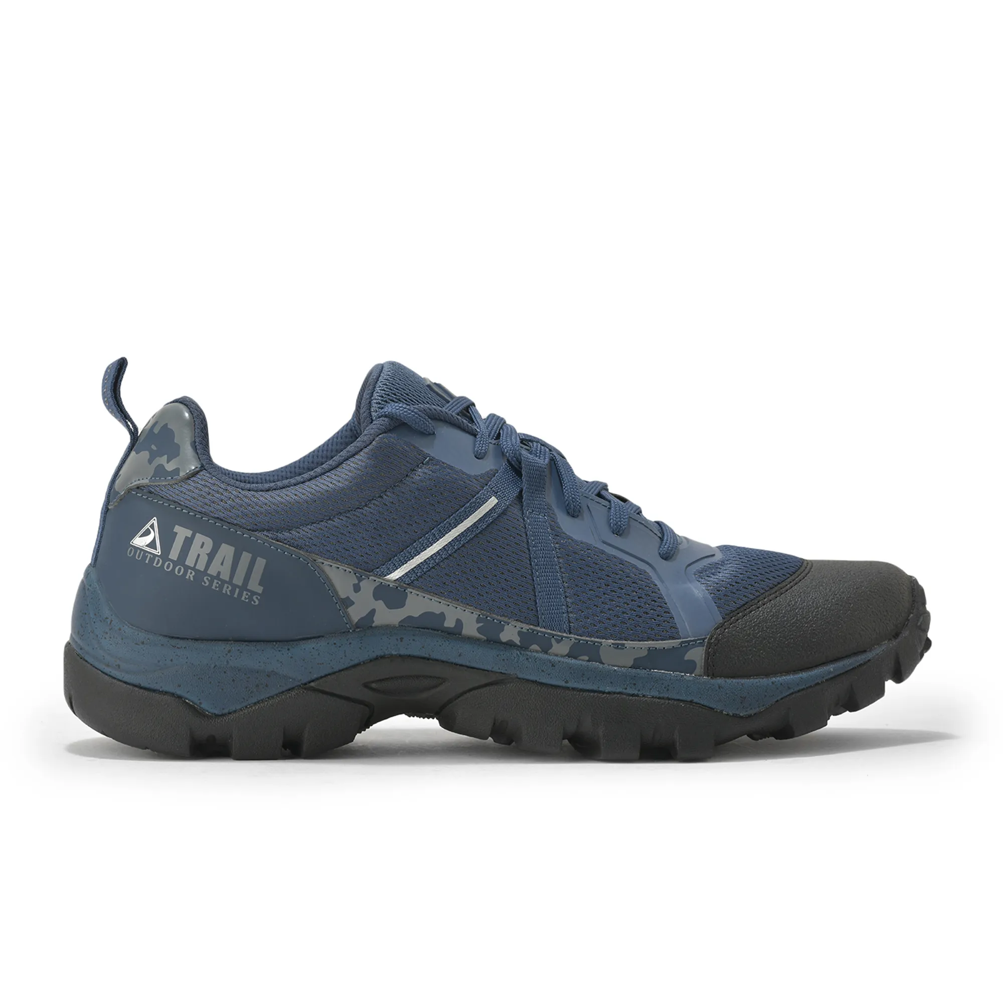 Woodland Men’S Navy All Terrain Hiking Shoes - Thumbnail 2