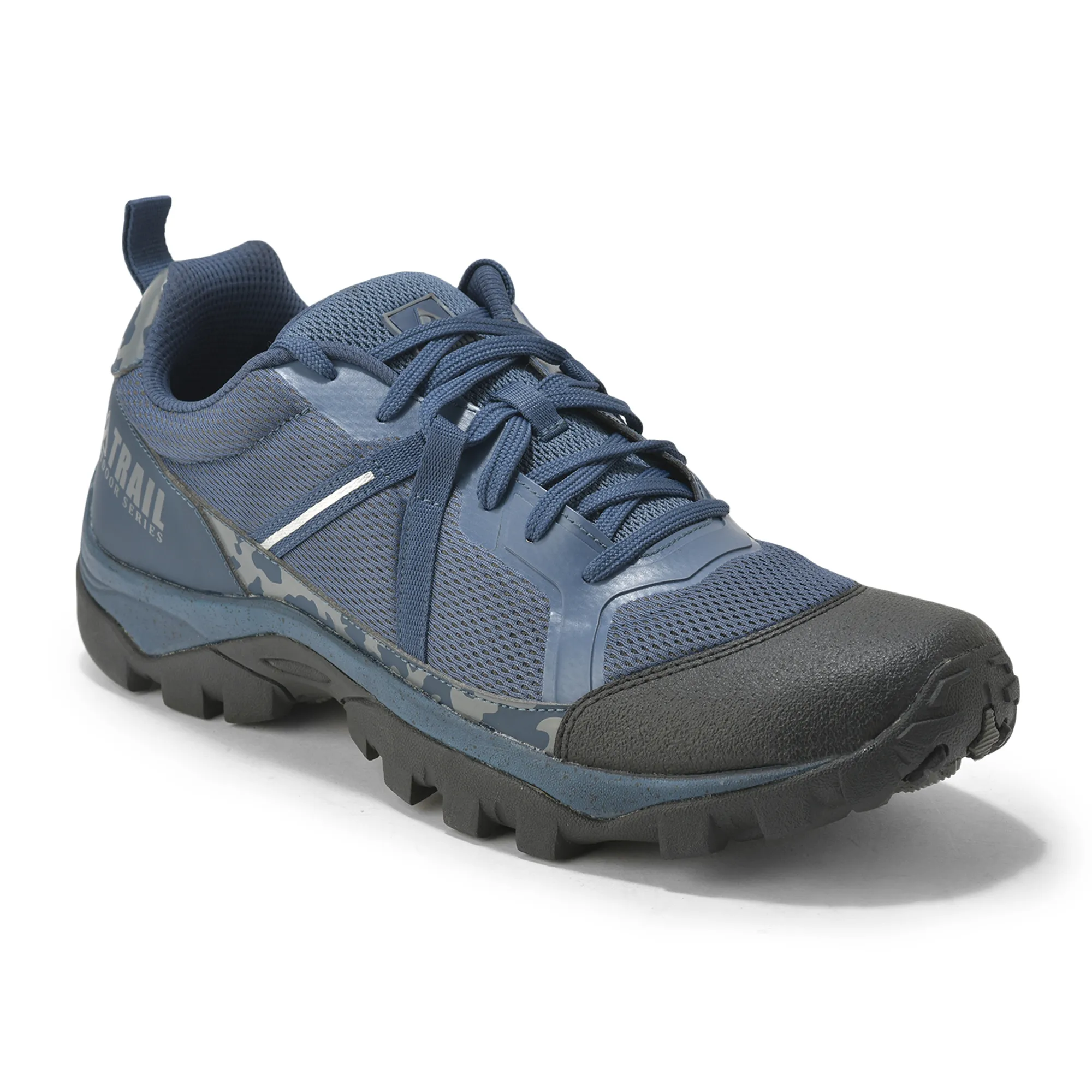Woodland Men’S Navy All Terrain Hiking Shoes - Thumbnail 3