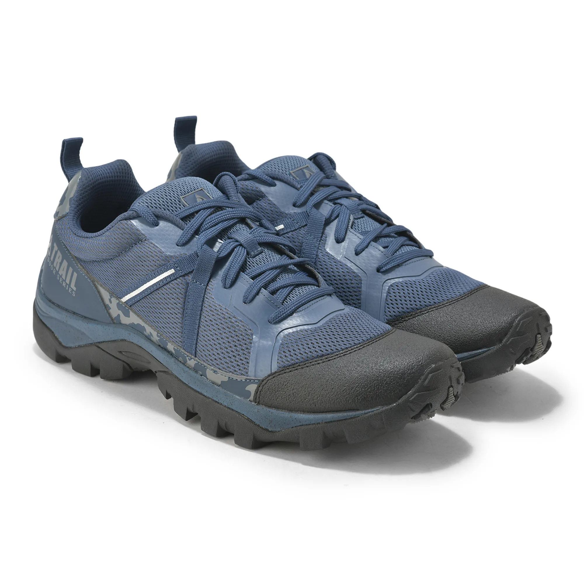 Woodland Men’S Navy All Terrain Hiking Shoes - Thumbnail 8