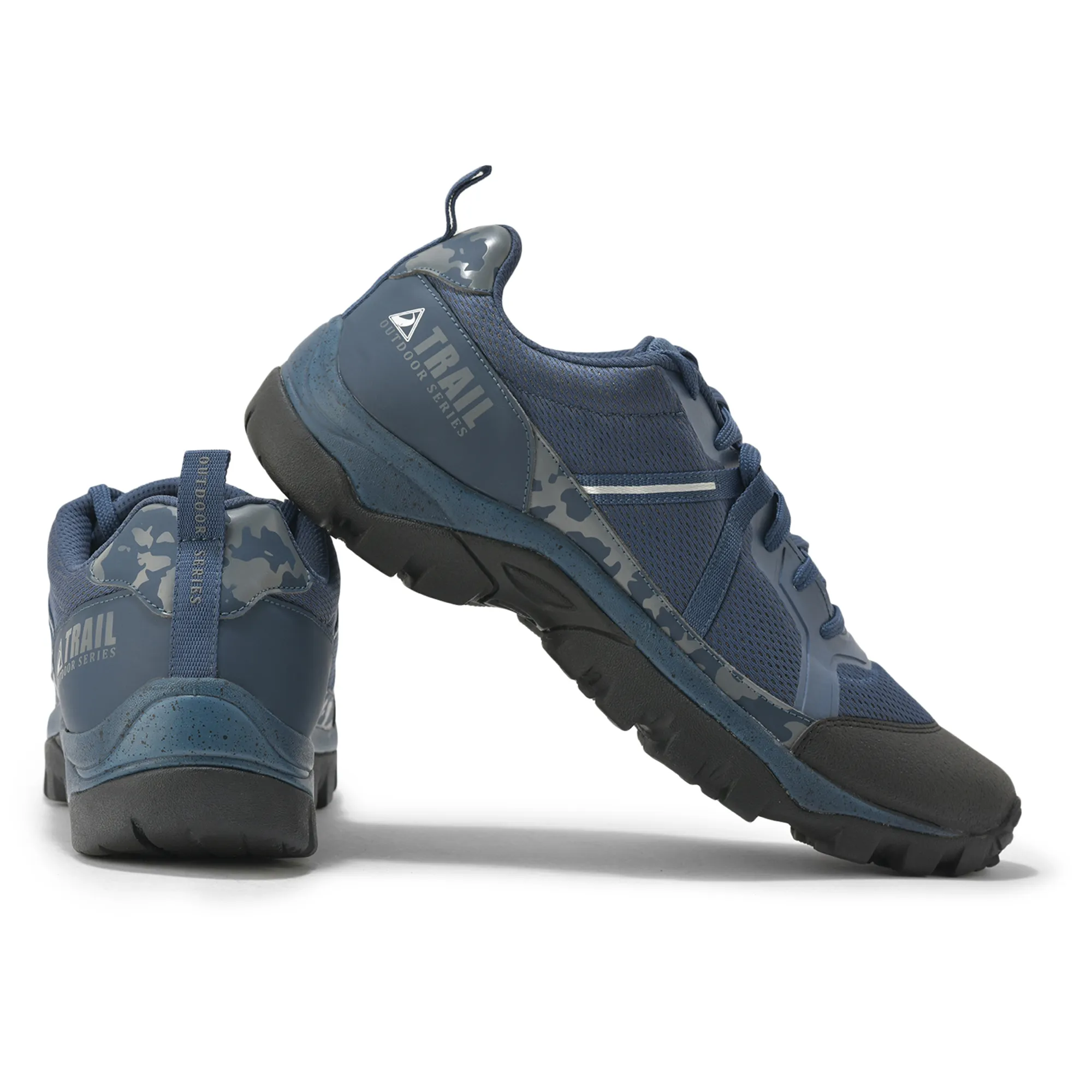 Woodland Men’S Navy All Terrain Hiking Shoes - Thumbnail 10
