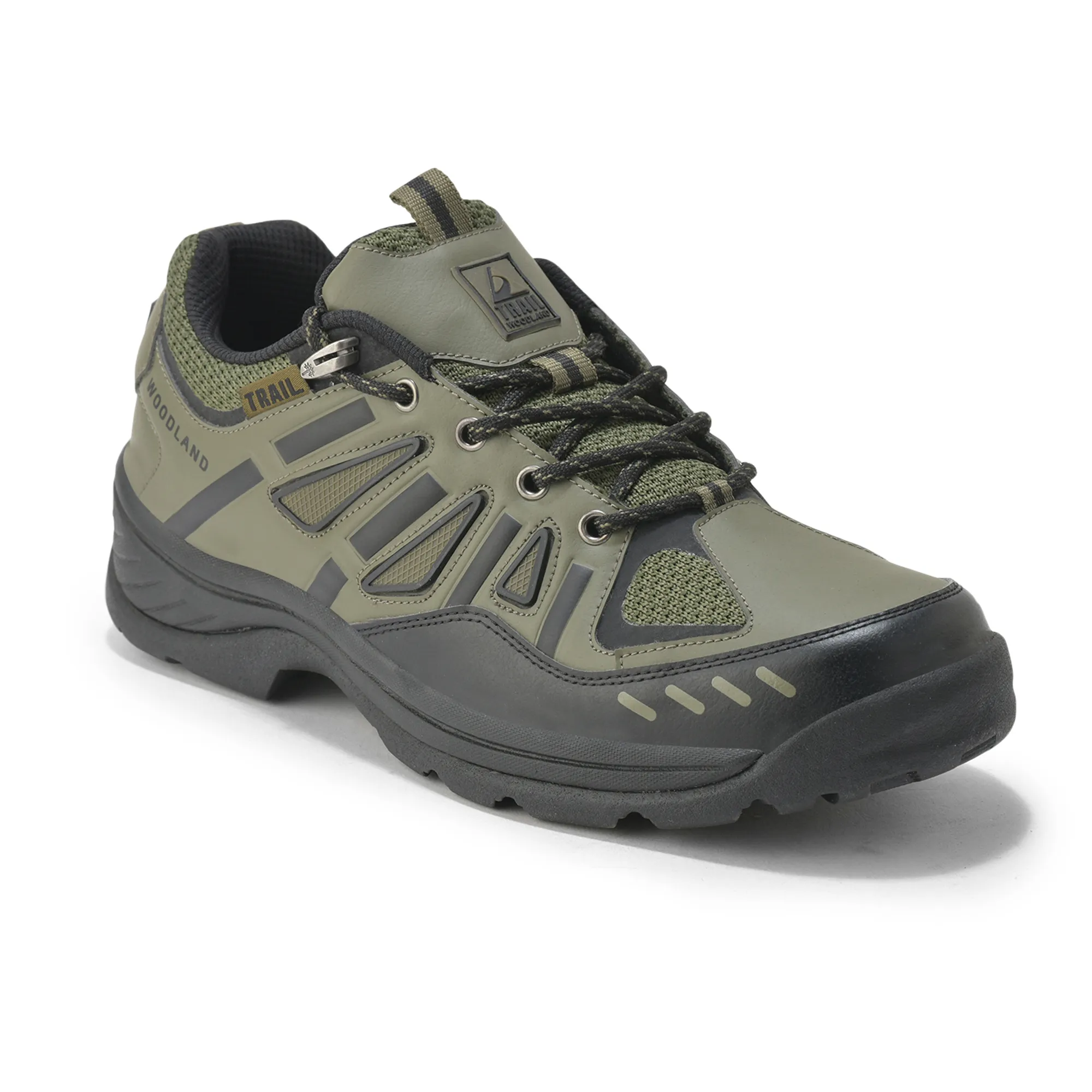 Woodland Olive Mens Hiking Shoes - Thumbnail 3