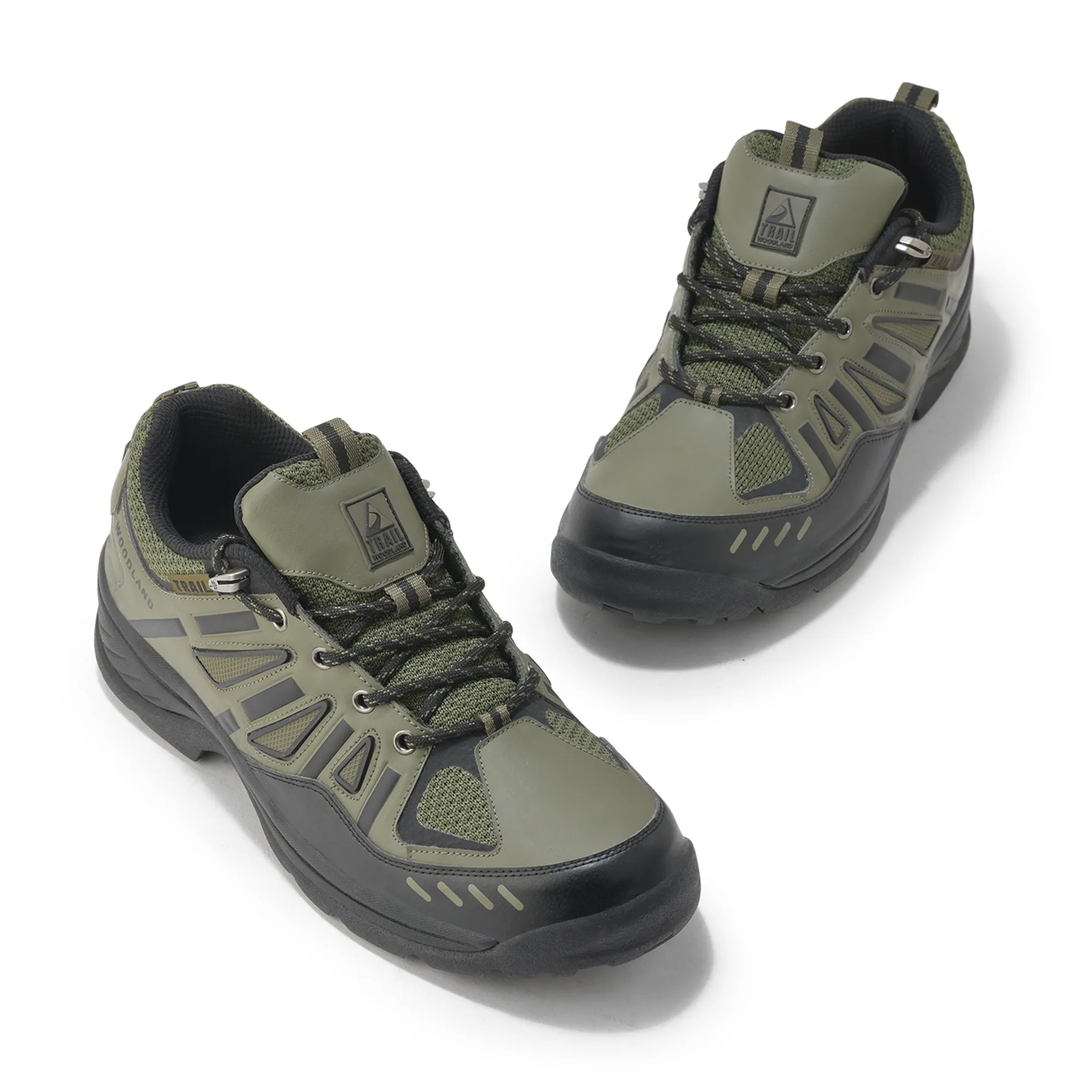 Woodland Olive Mens Hiking Shoes - Thumbnail 4