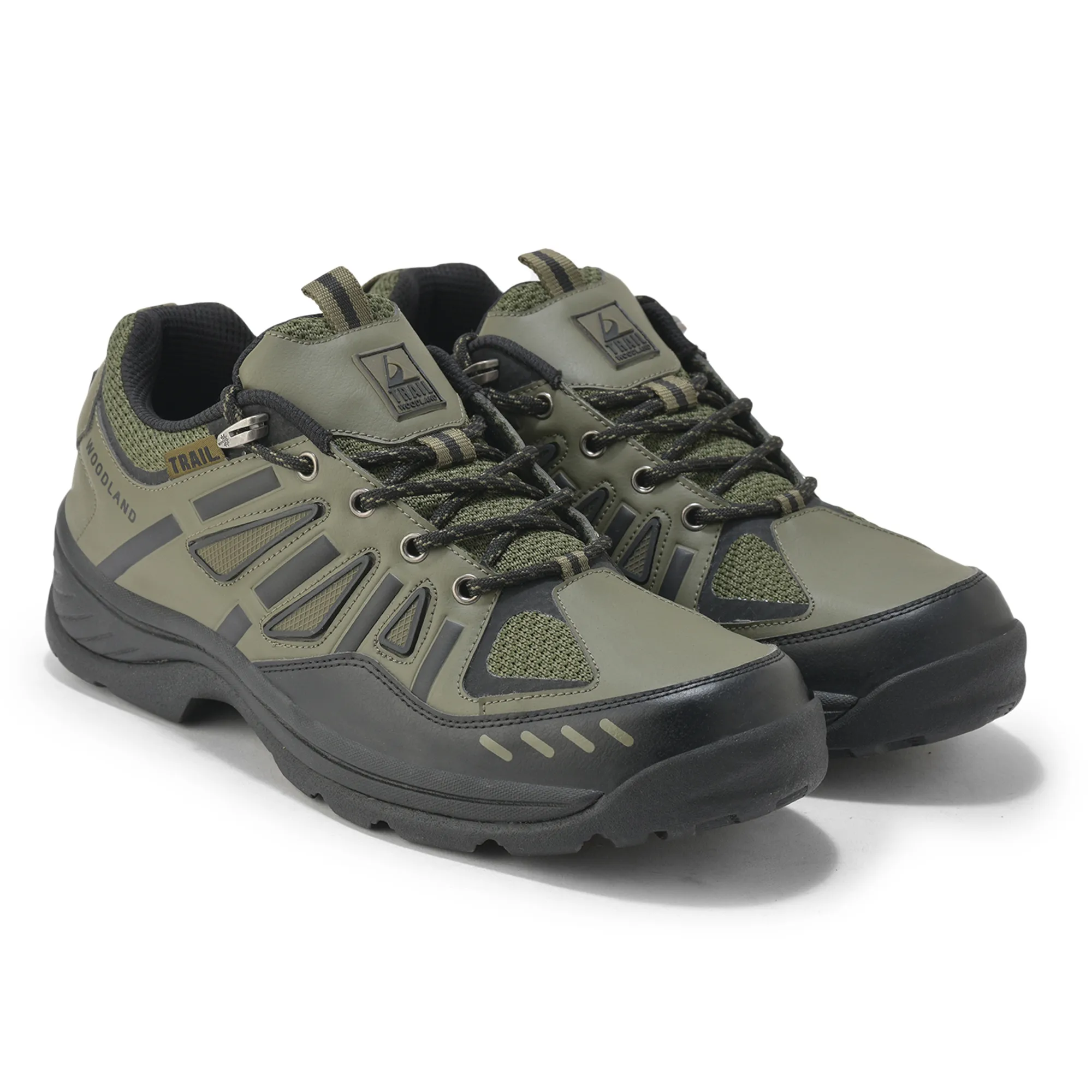 Woodland Olive Mens Hiking Shoes - Thumbnail 8